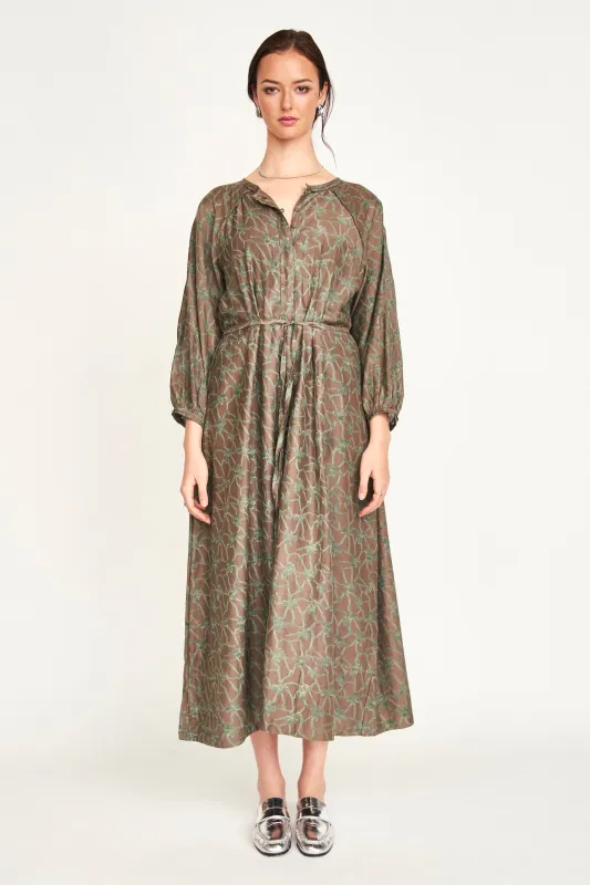 Somerset Dress in Molten Kudzu sold by Mirth
