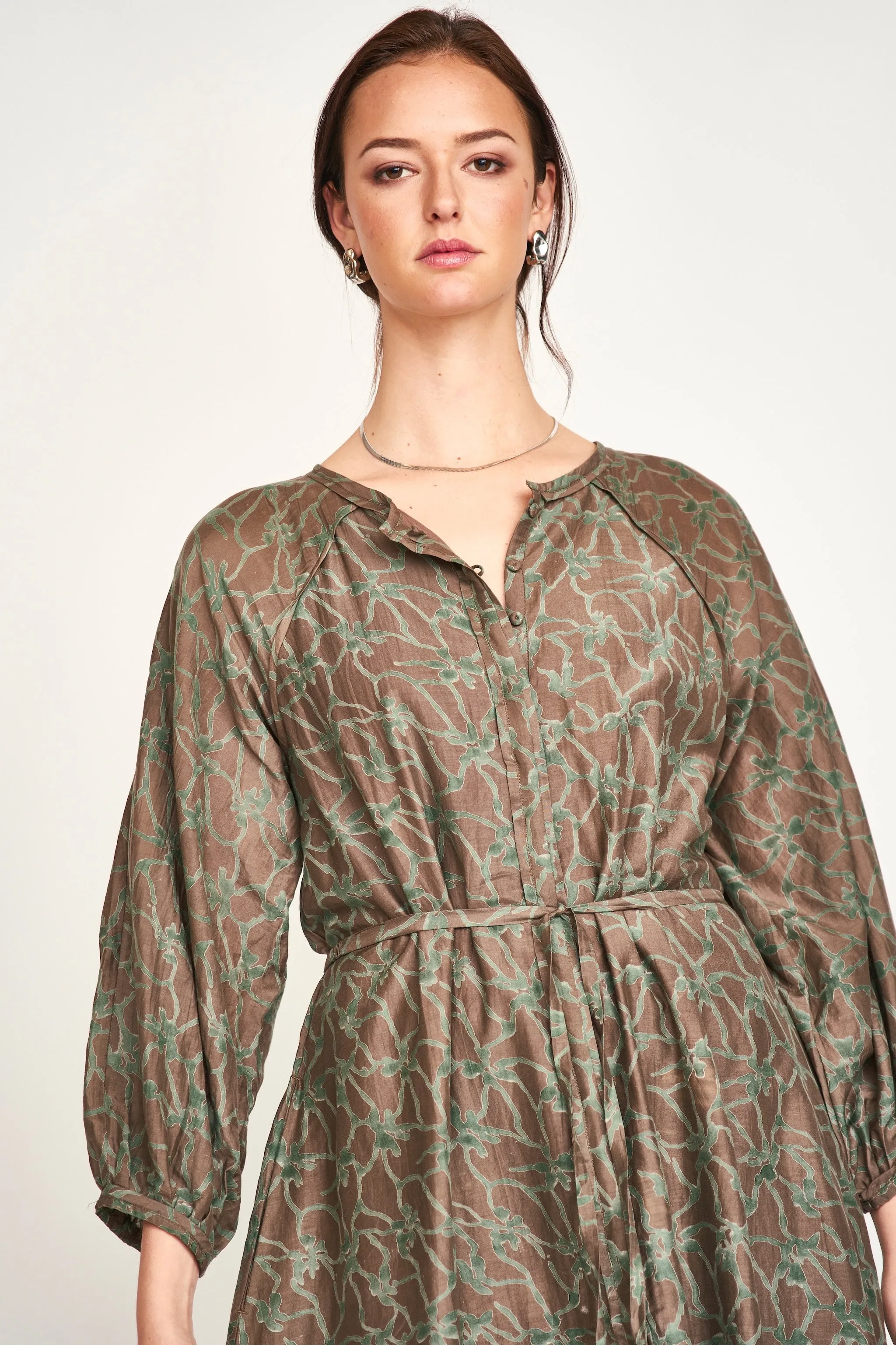 Somerset Dress in Molten Kudzu sold by Mirth product image thumbnail 2