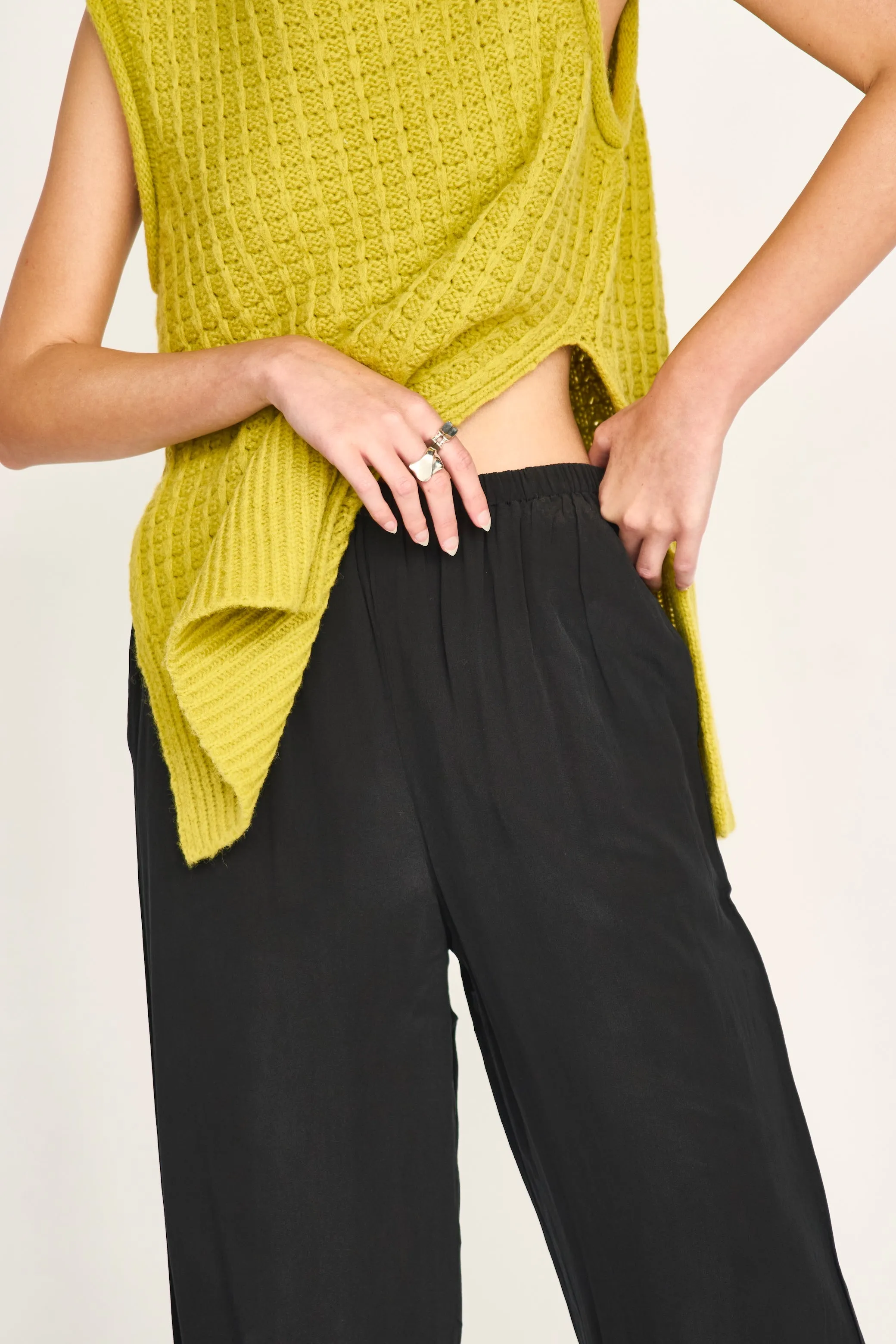 Baden Silk Pant in Black sold by Mirth product image thumbnail 2