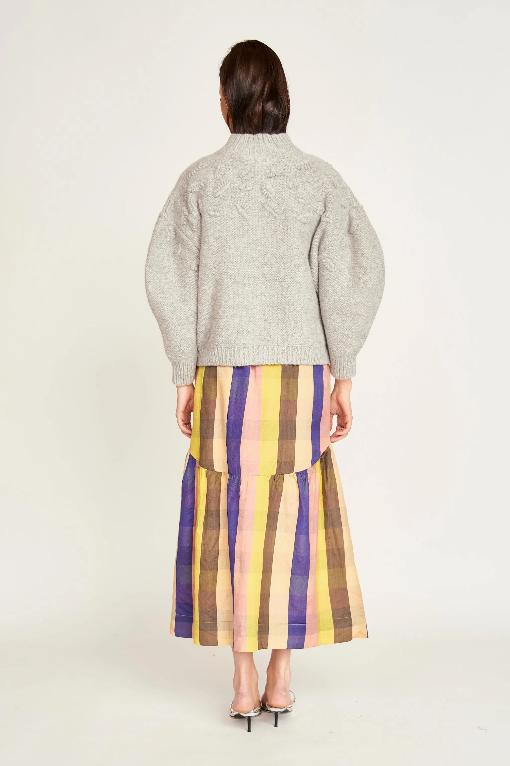 Cusco Shell Cardigan in Dove Grey sold by Mirth product image thumbnail 5