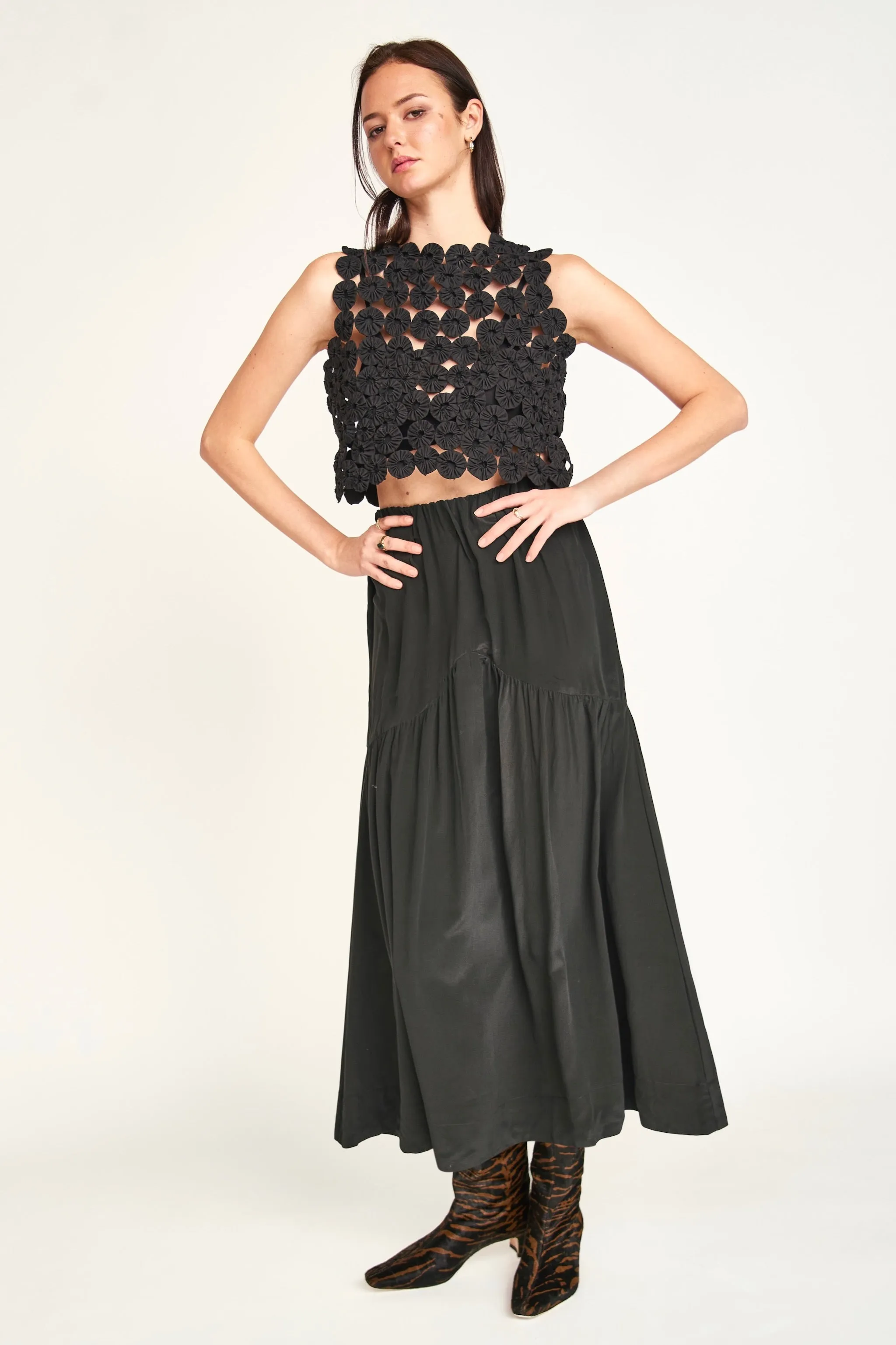 Santanyi Yo Yo Top in Black sold by Mirth product image thumbnail 5