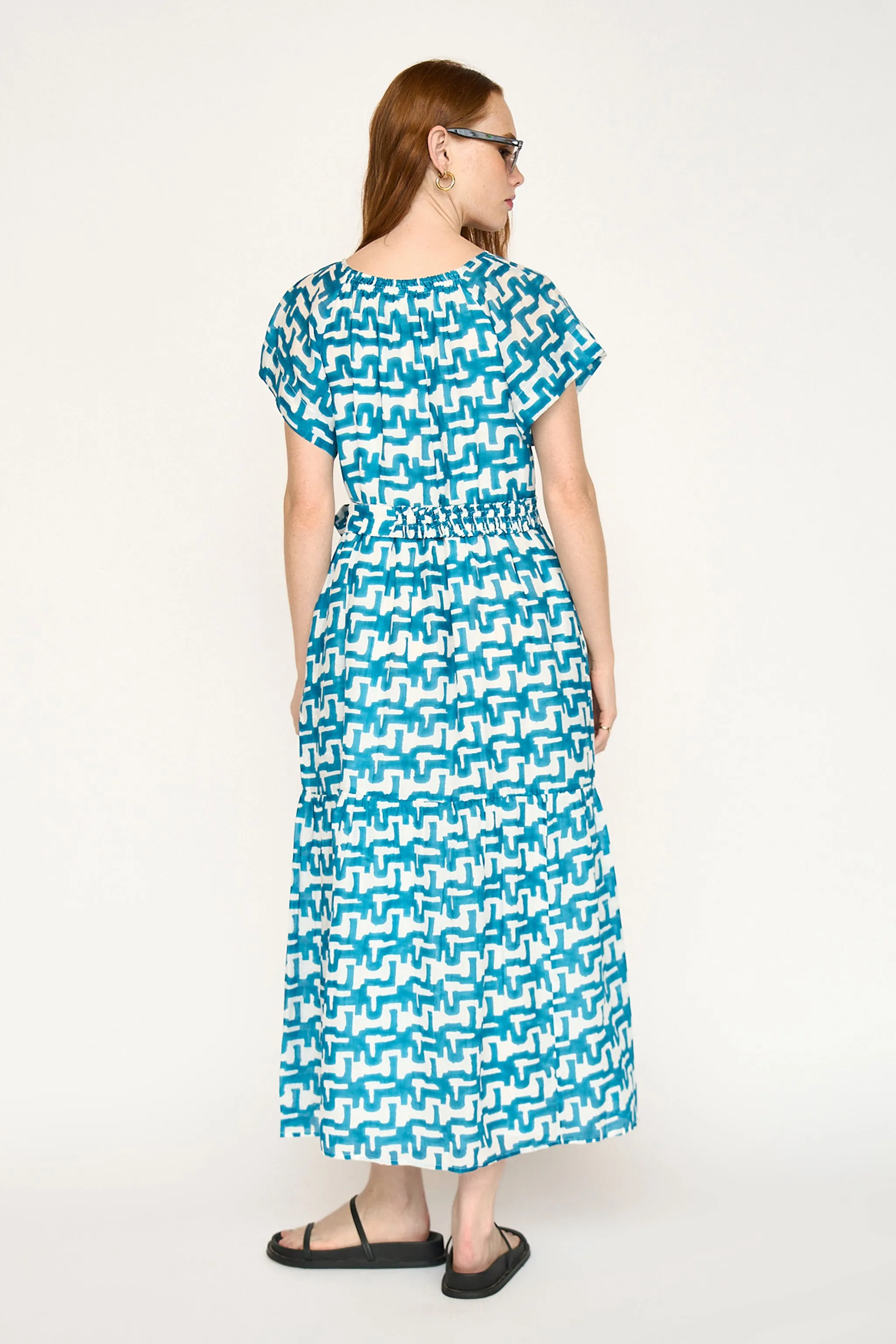 Vienna Maxi Dress in Azure Popova sold by Mirth product image thumbnail 5