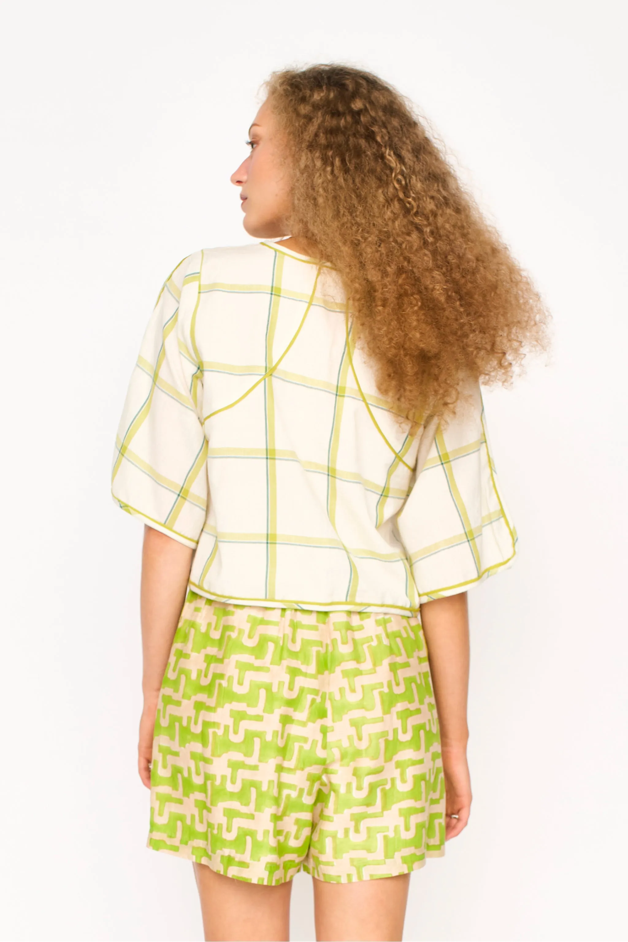 Woodstock Short in Lime Popova sold by Mirth product image thumbnail 5