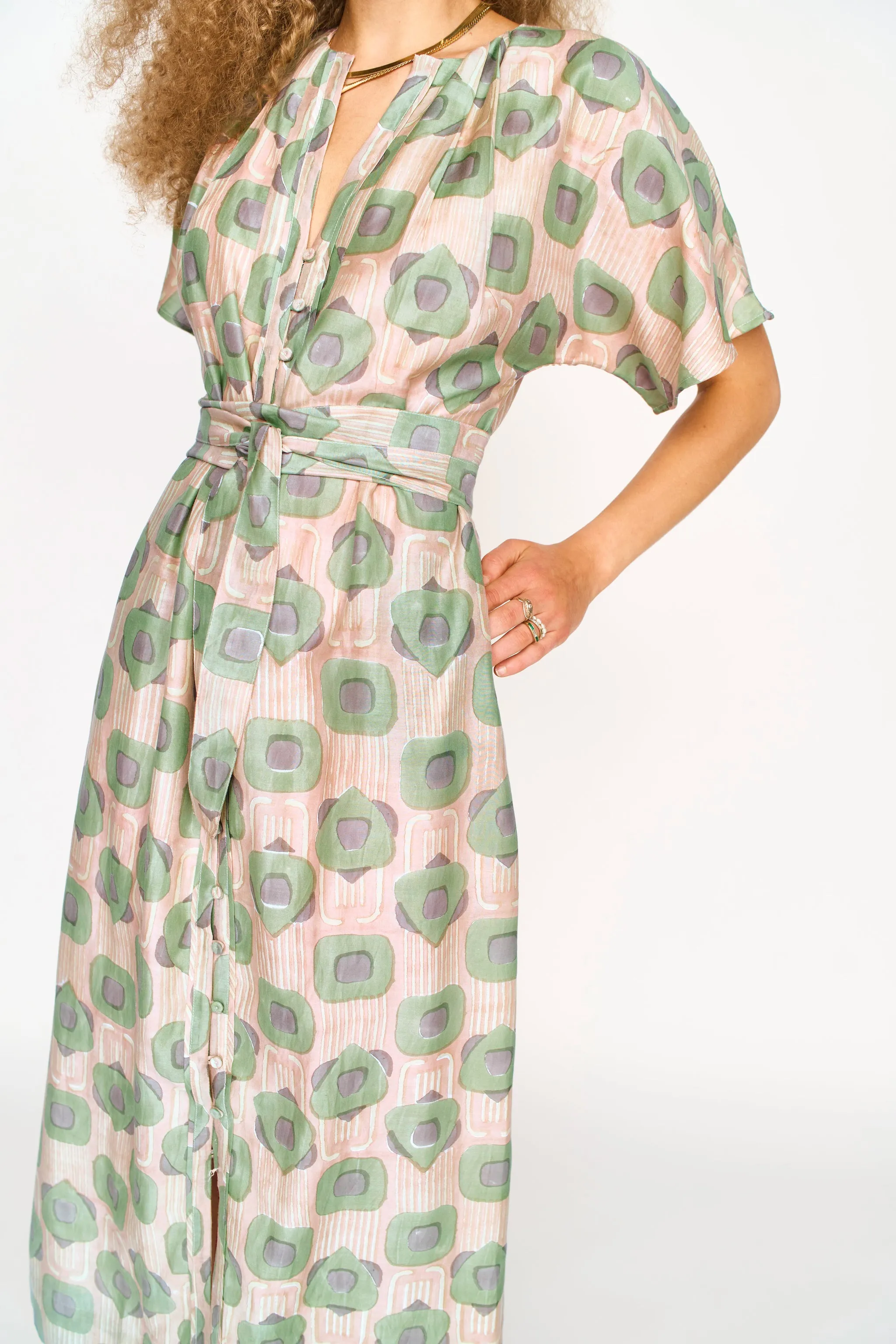 Lostine Dress in Stony Coeur sold by Mirth product image thumbnail 2