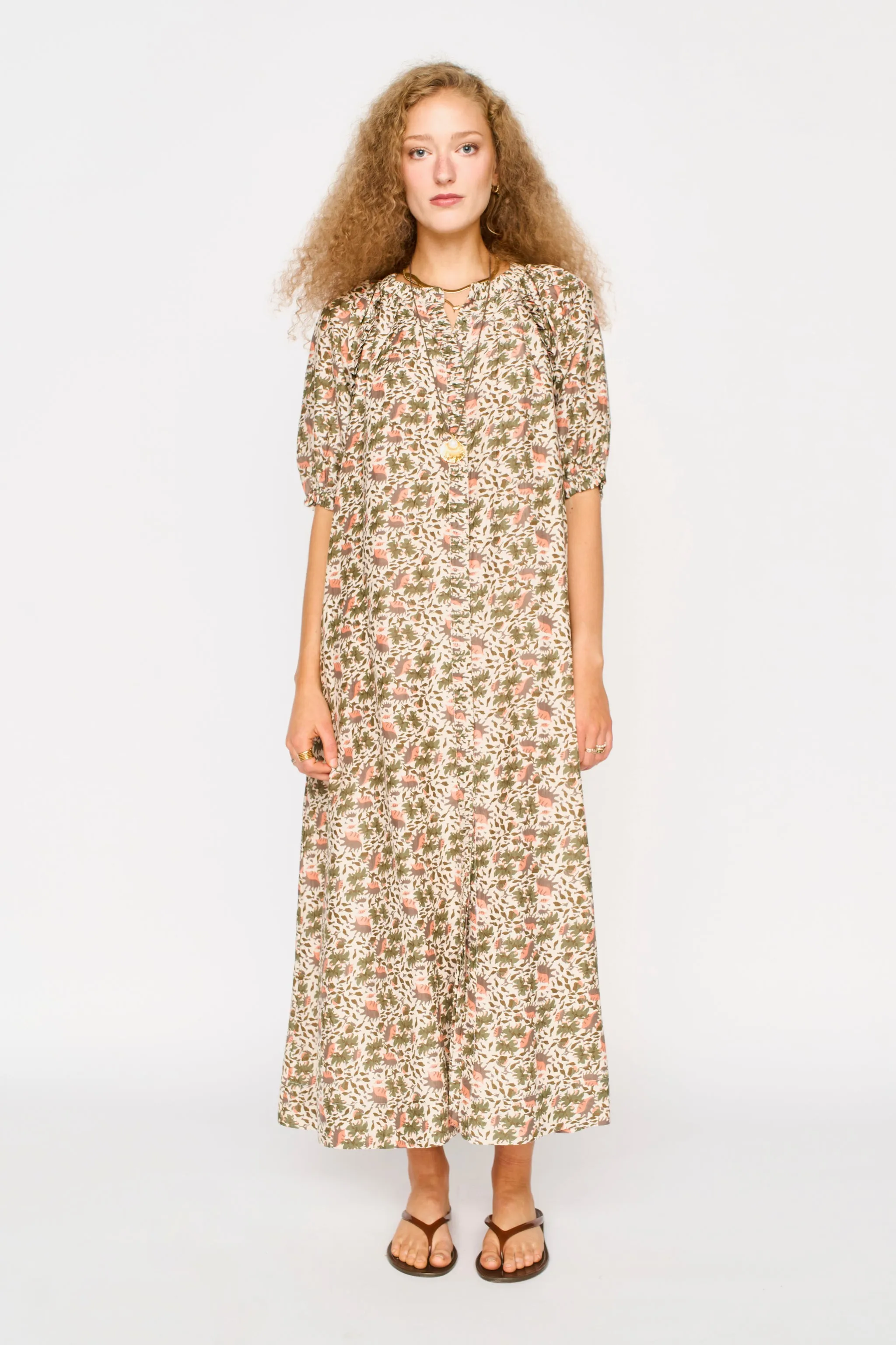 Somerset Dress in Pink Cowrie sold by Mirth product image thumbnail 5