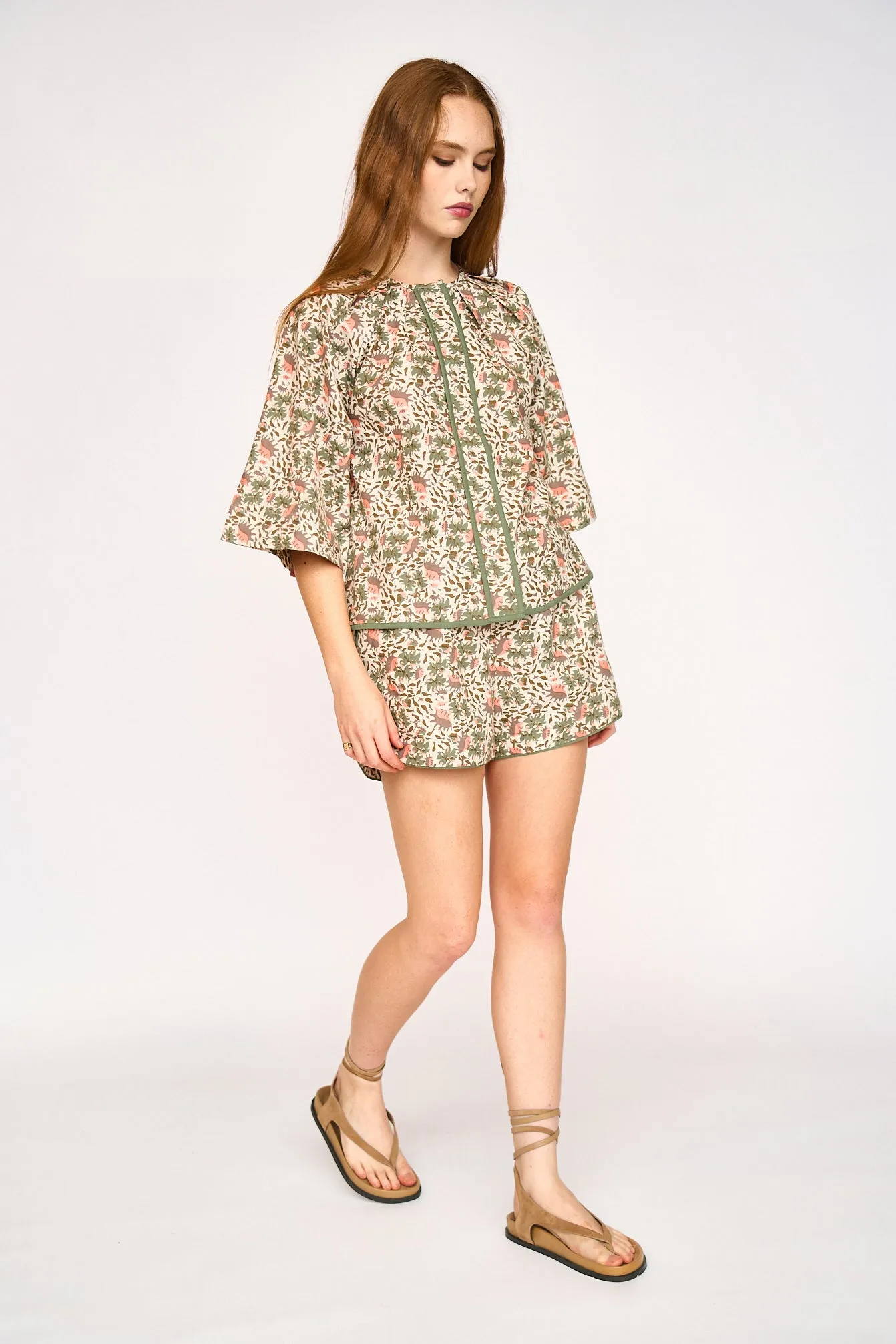 Somerset Top in Pink Cowrie sold by Mirth product image thumbnail 5