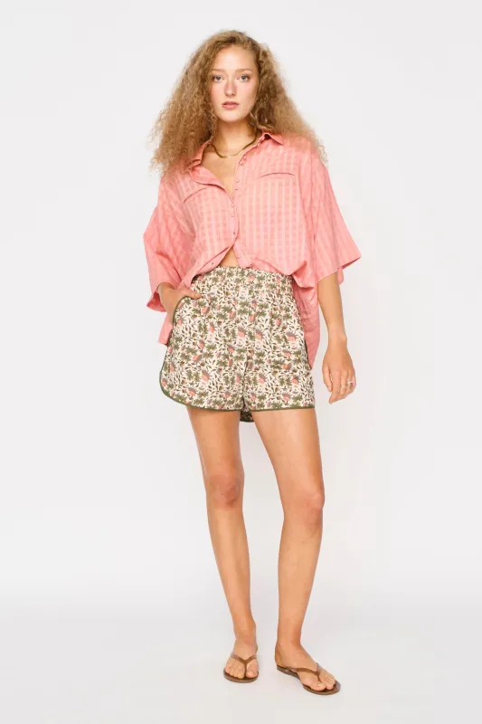 Track Short in Pink Cowrie sold by Mirth