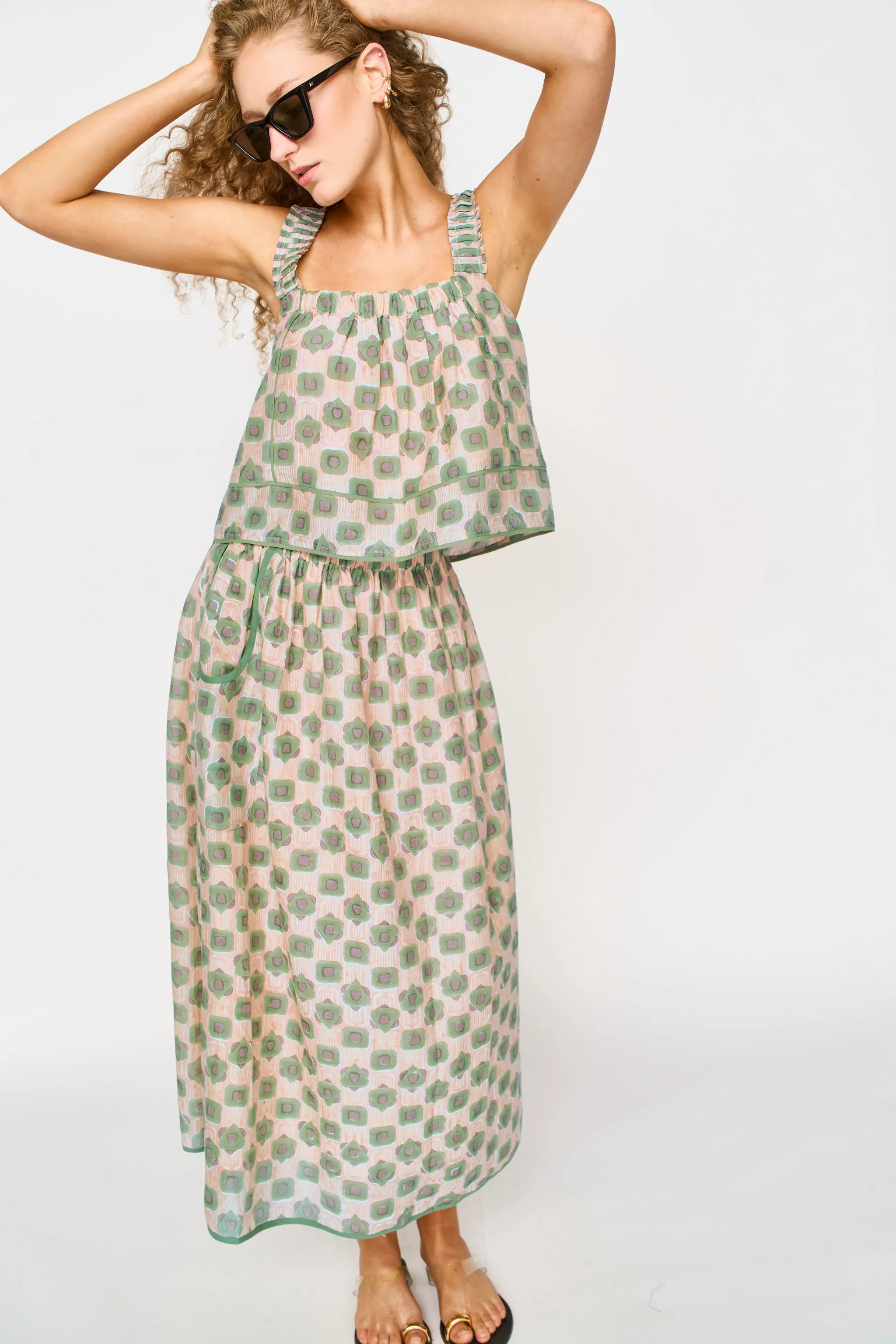 Verona Skirt in Petite Stony Coeur sold by Mirth product image thumbnail 5