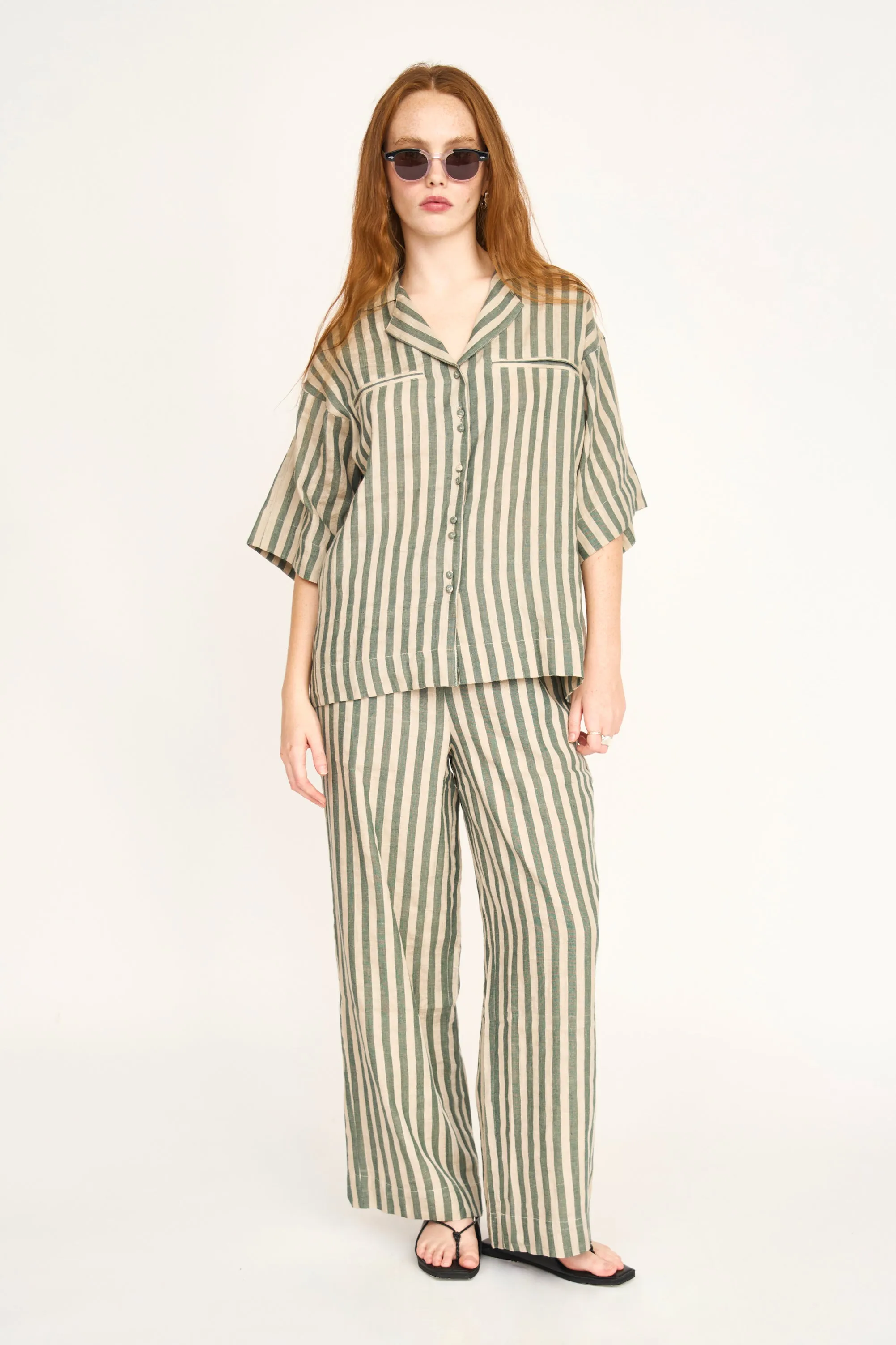 Baden Pant in Safari Stripe sold by Mirth product image thumbnail 4