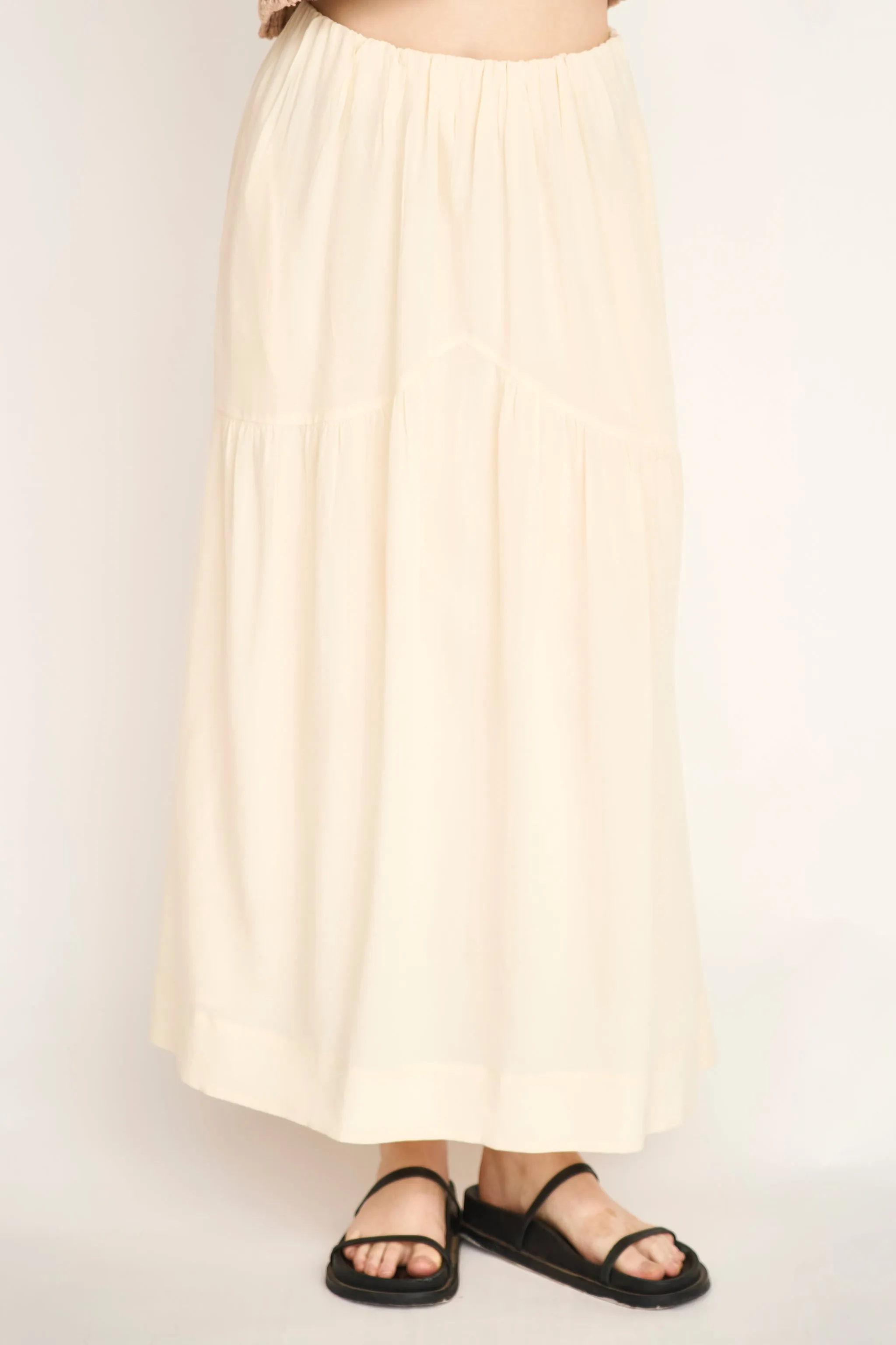 Brighton Silk Skirt in Cream sold by Mirth product image thumbnail 3