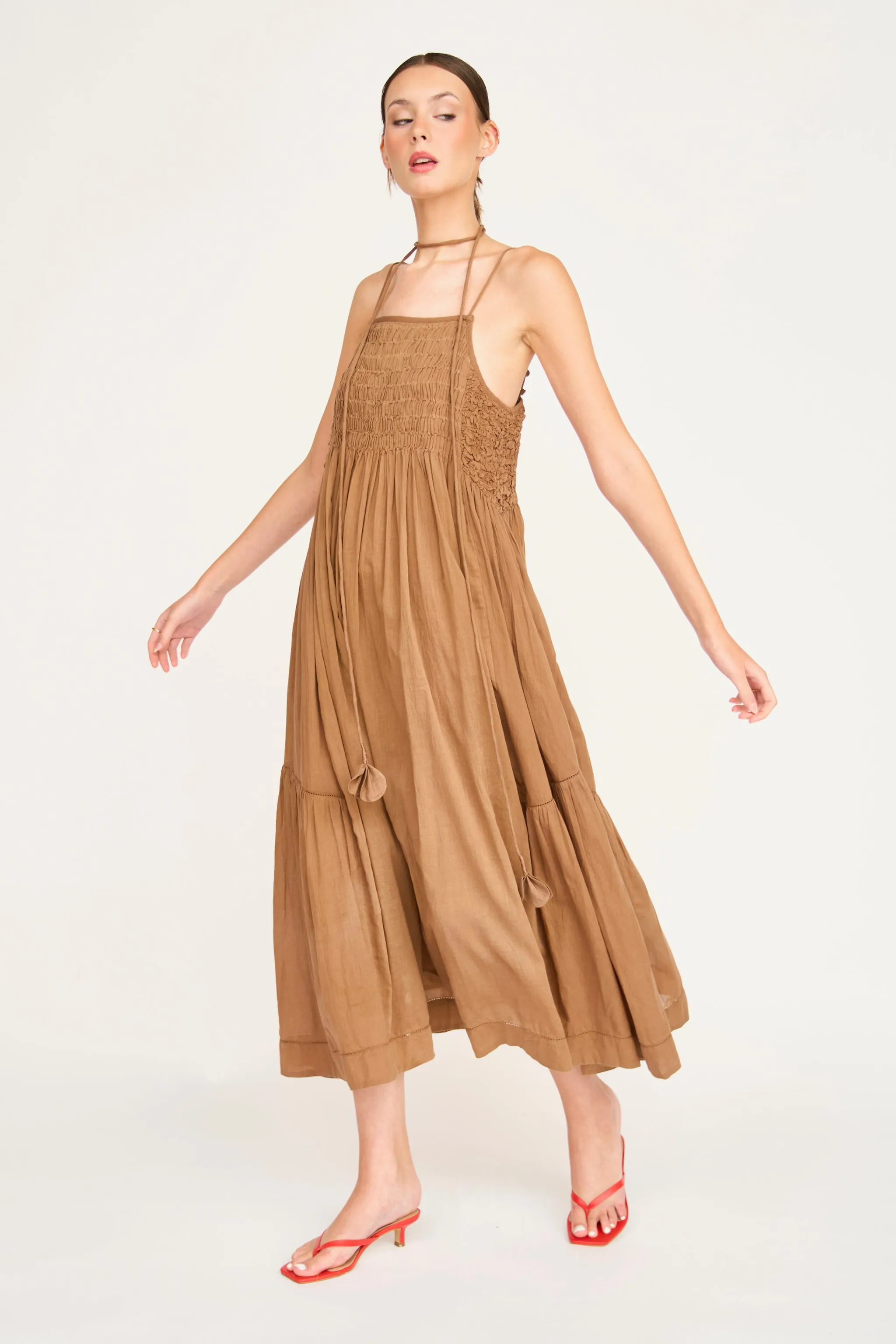 Janeiro Dress in Brownie sold by Mirth product image thumbnail 2