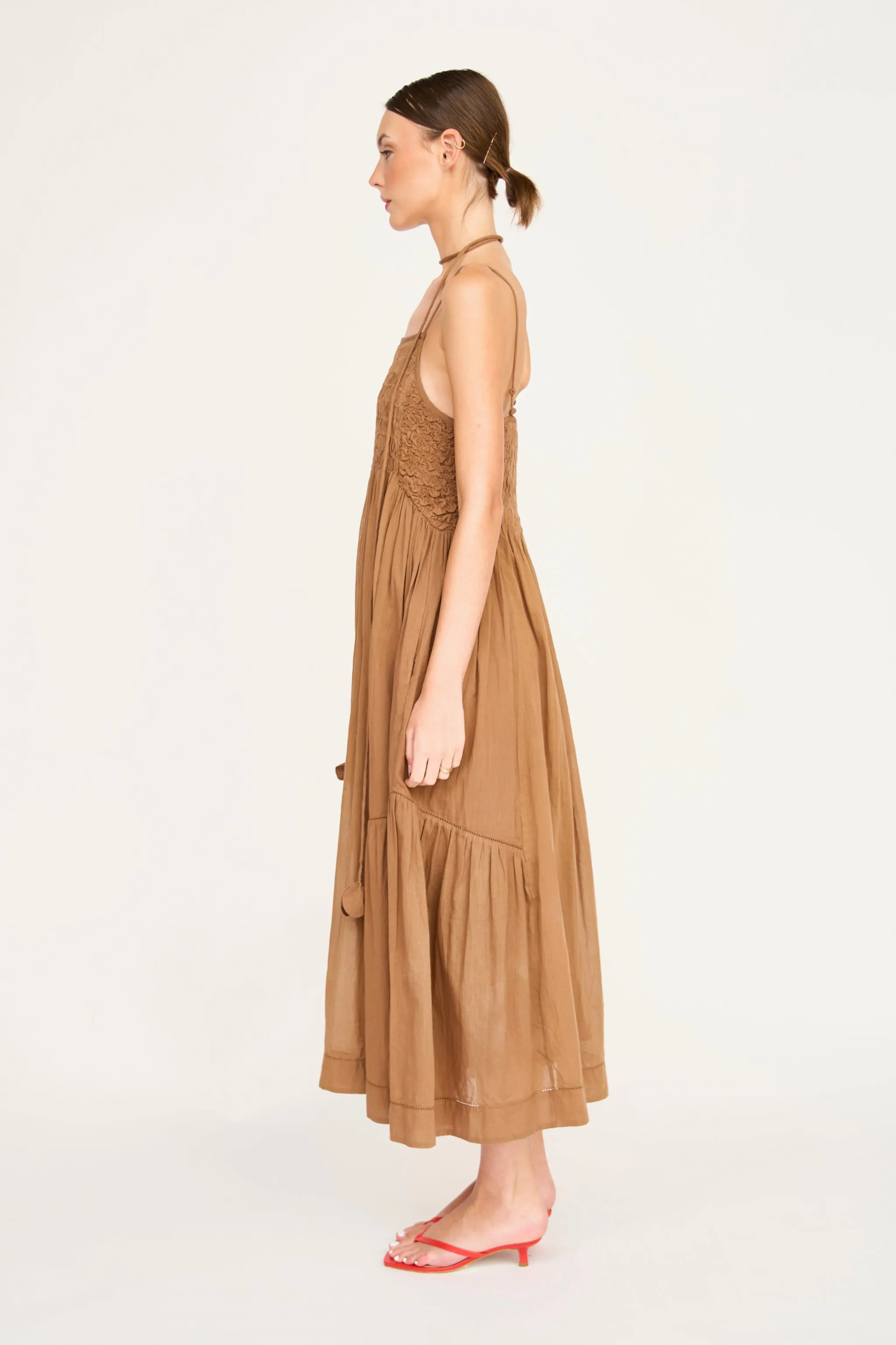 Janeiro Dress in Brownie sold by Mirth product image thumbnail 4