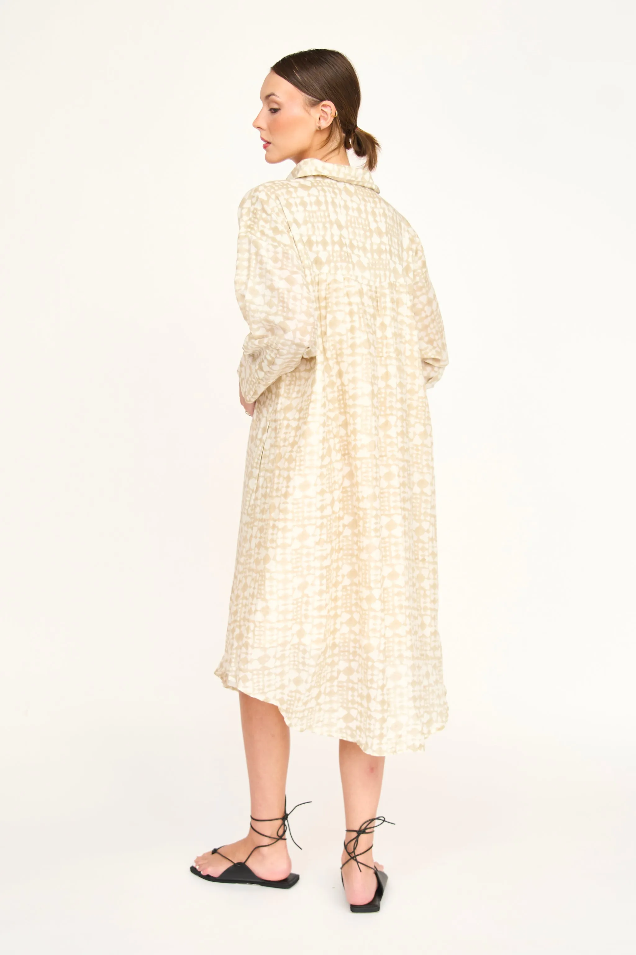 Kyoto House Dress in Sandcastle sold by Mirth product image thumbnail 5