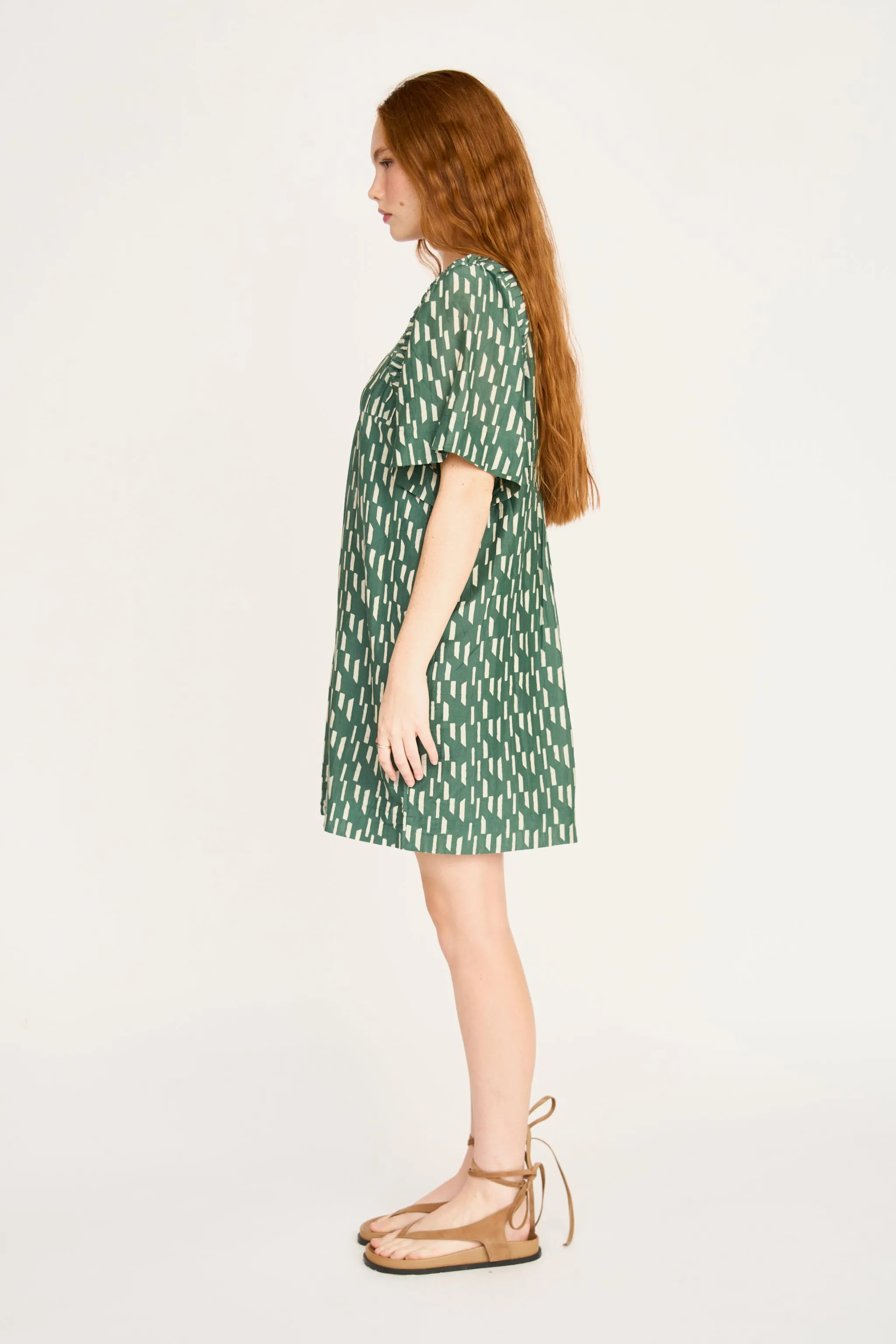 Marrakesh Dress in Verdure Rainfall sold by Mirth product image thumbnail 5