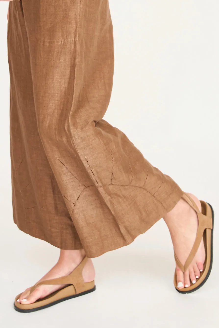 Mirth Pant in Brownie Linen (Starts Shipping April 15th) sold by Mirth product image thumbnail 5