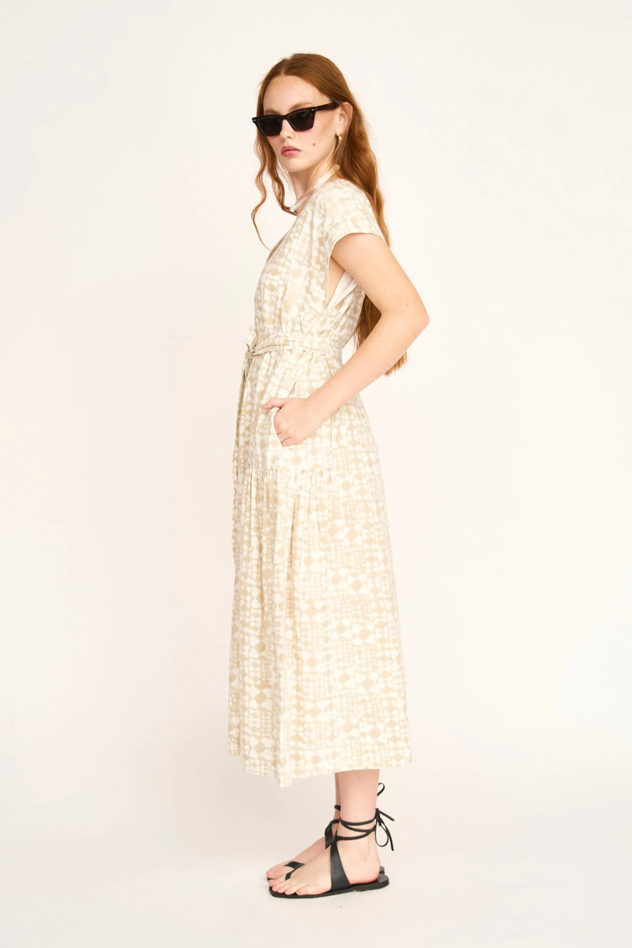 Oaxaca Dress in Sandcastle sold by Mirth product image thumbnail 4