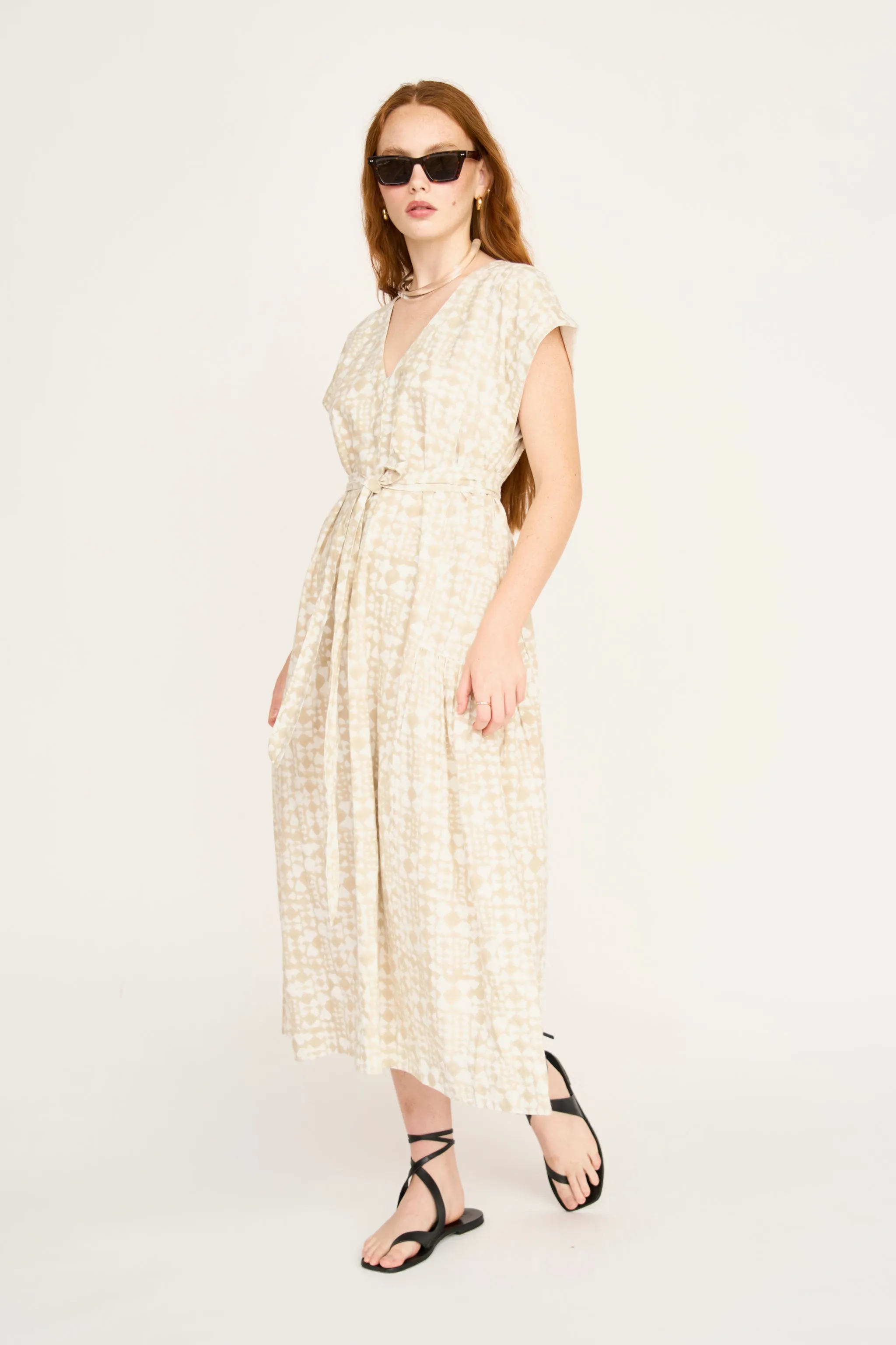 Oaxaca Dress in Sandcastle sold by Mirth product image thumbnail 3