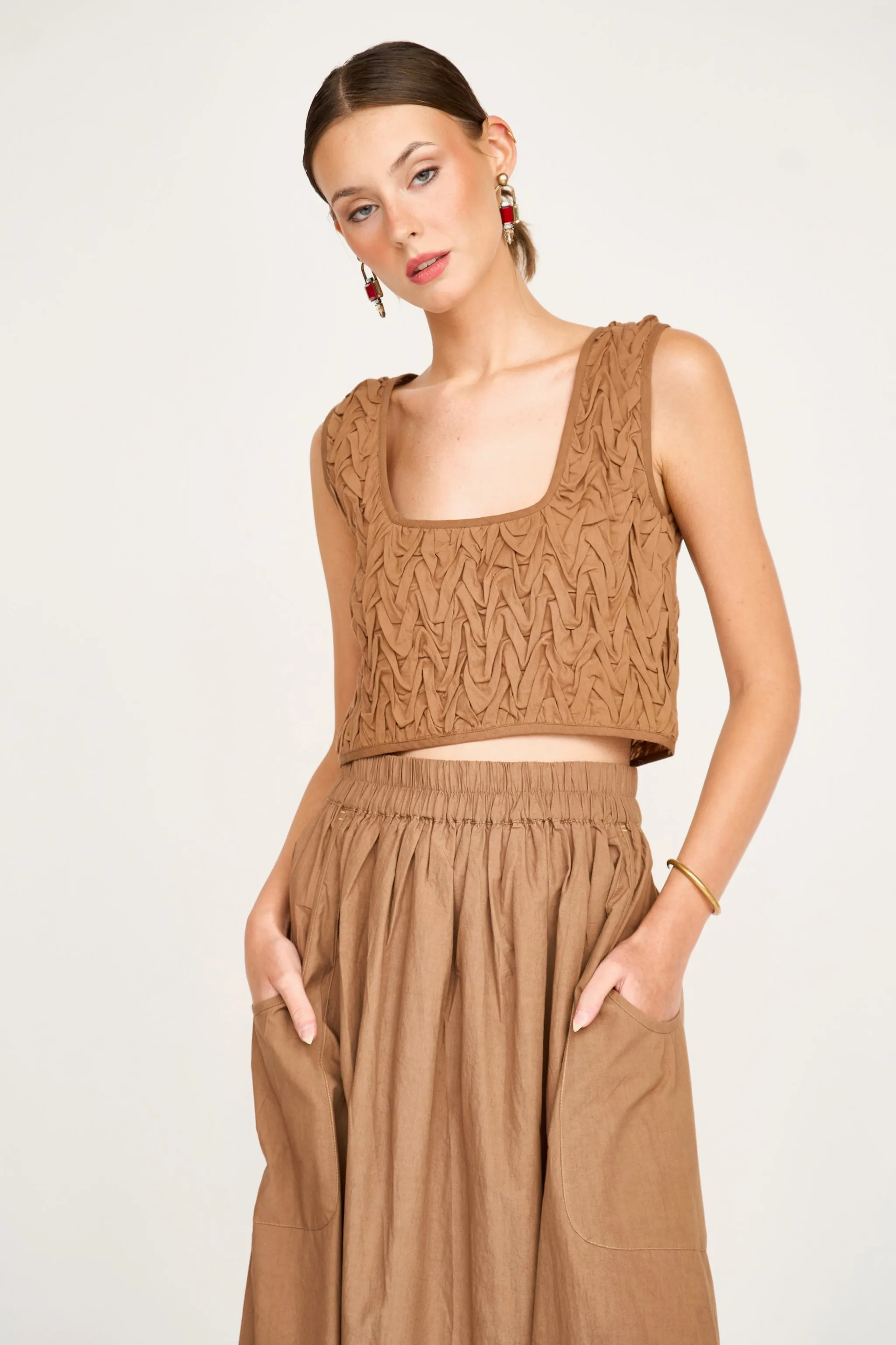 Verona Skirt in Brownie sold by Mirth product image thumbnail 5