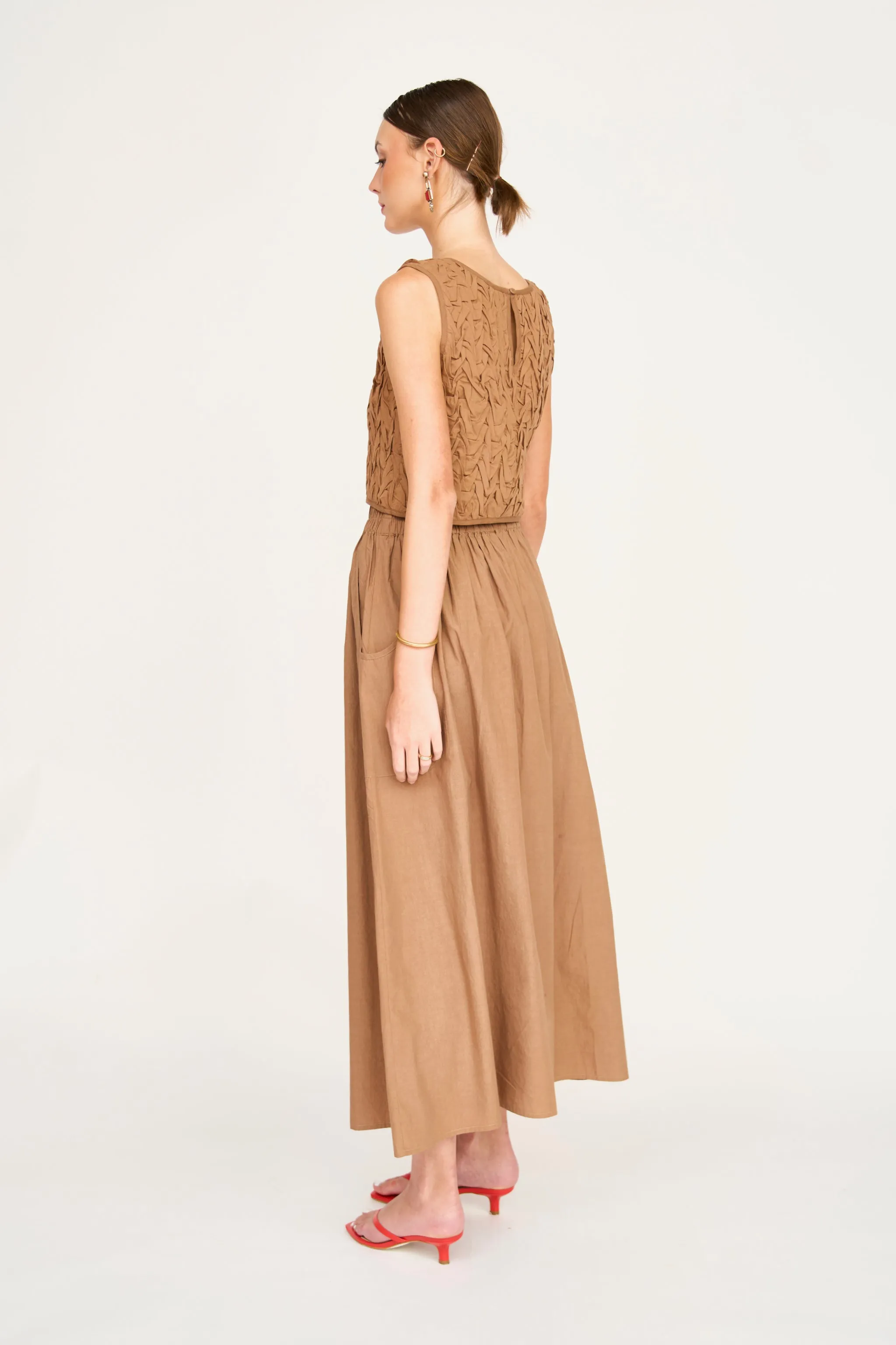 Verona Skirt in Brownie sold by Mirth product image thumbnail 4