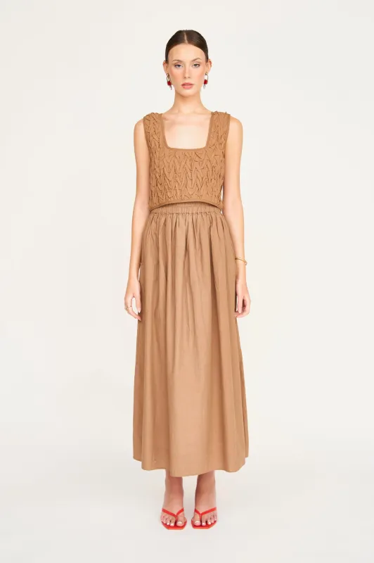 Verona Skirt in Brownie made by Mirth