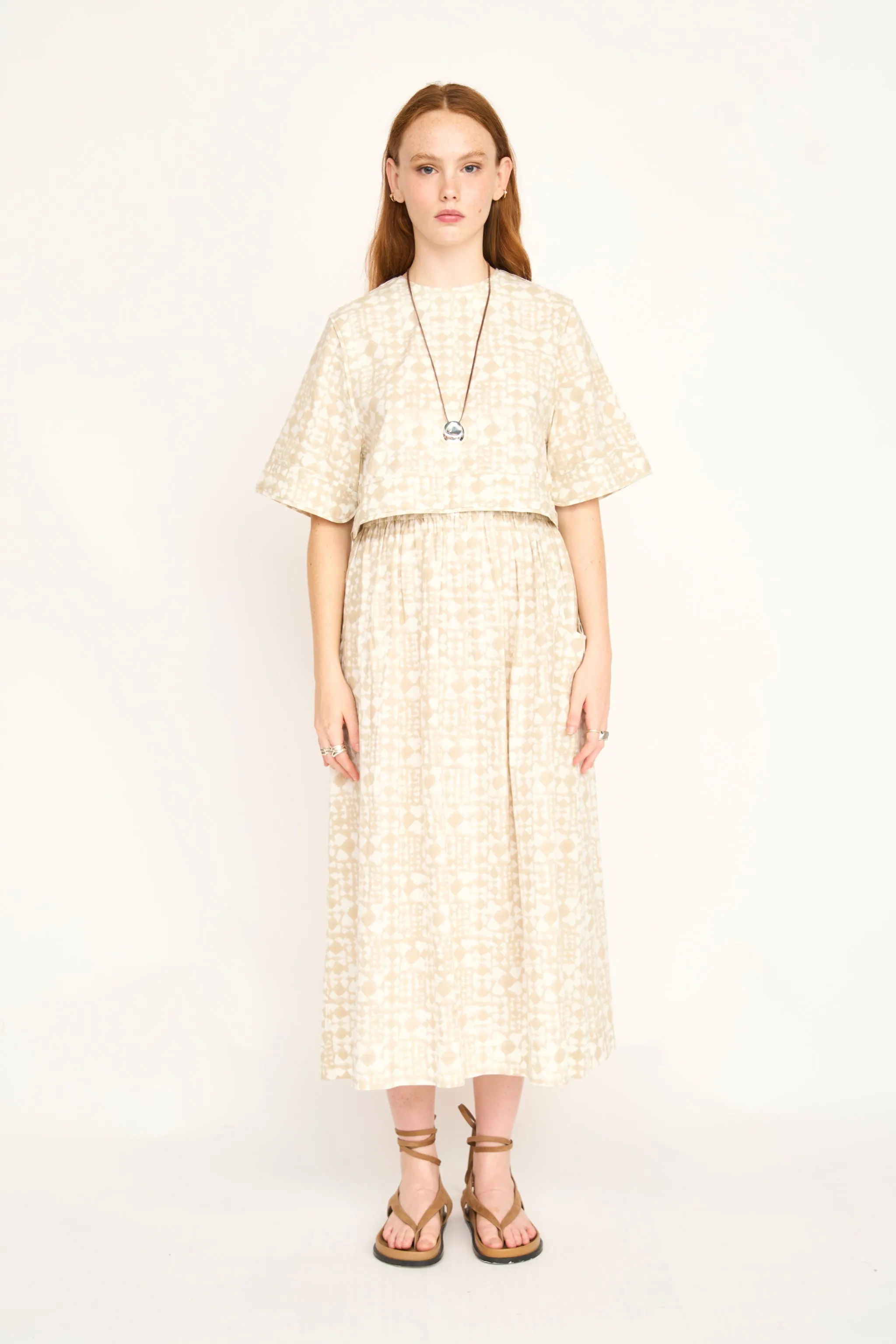 Verona Skirt in Sandcastle sold by Mirth