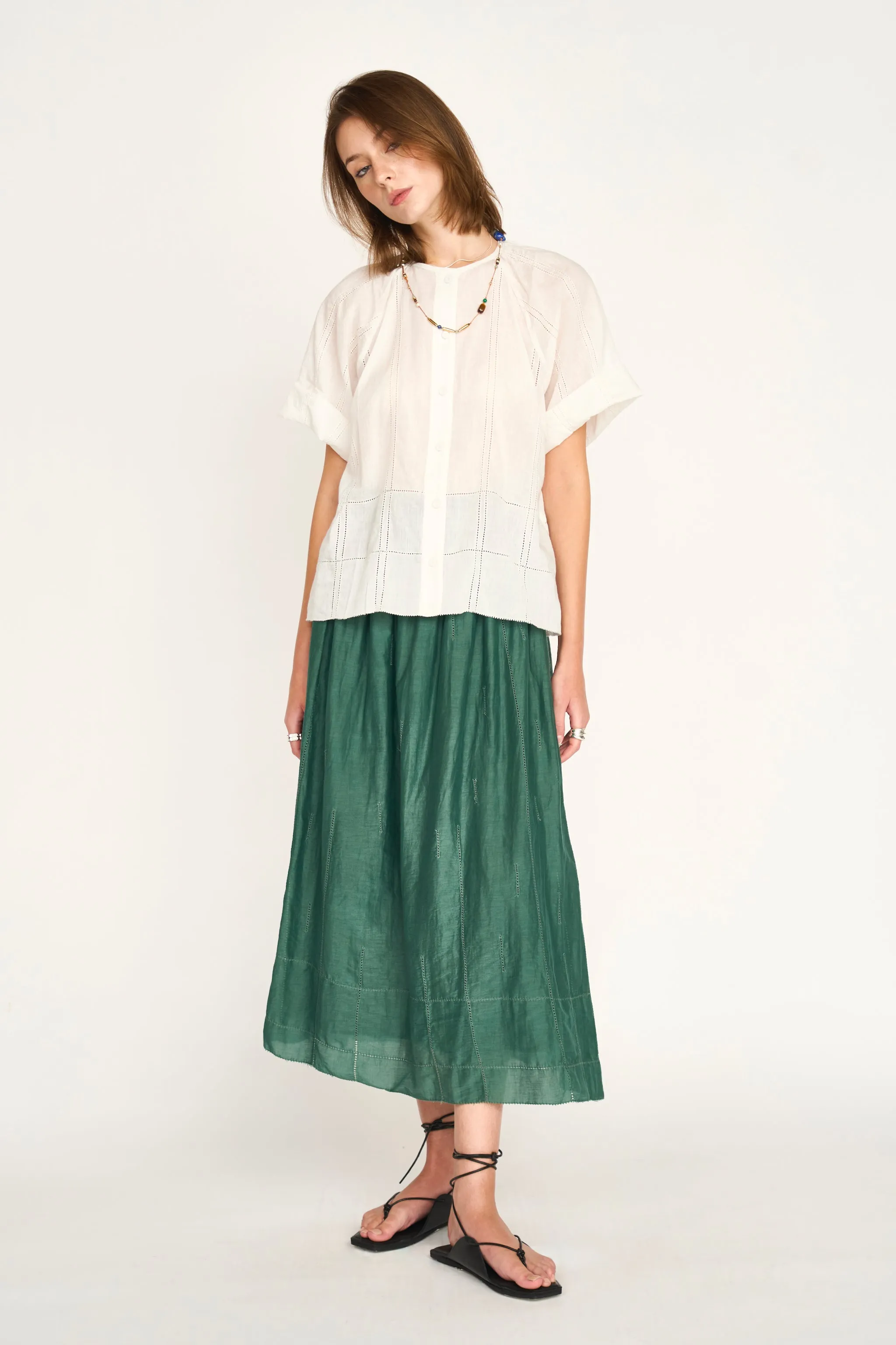 Wales Top in White sold by Mirth