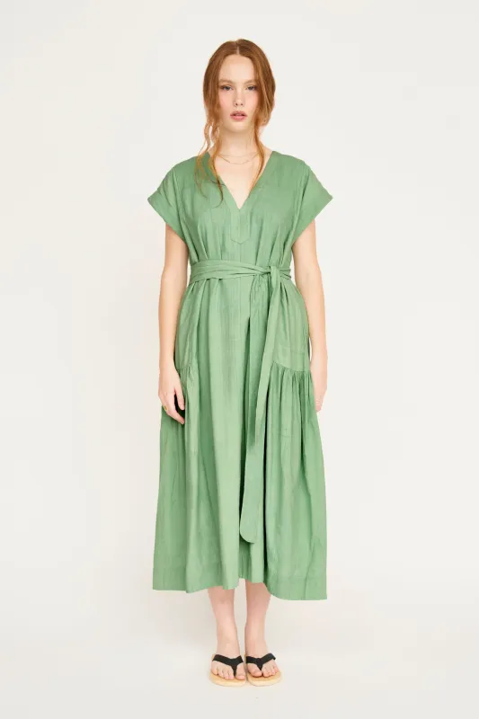 Oaxaca Dress in Mint made by Mirth