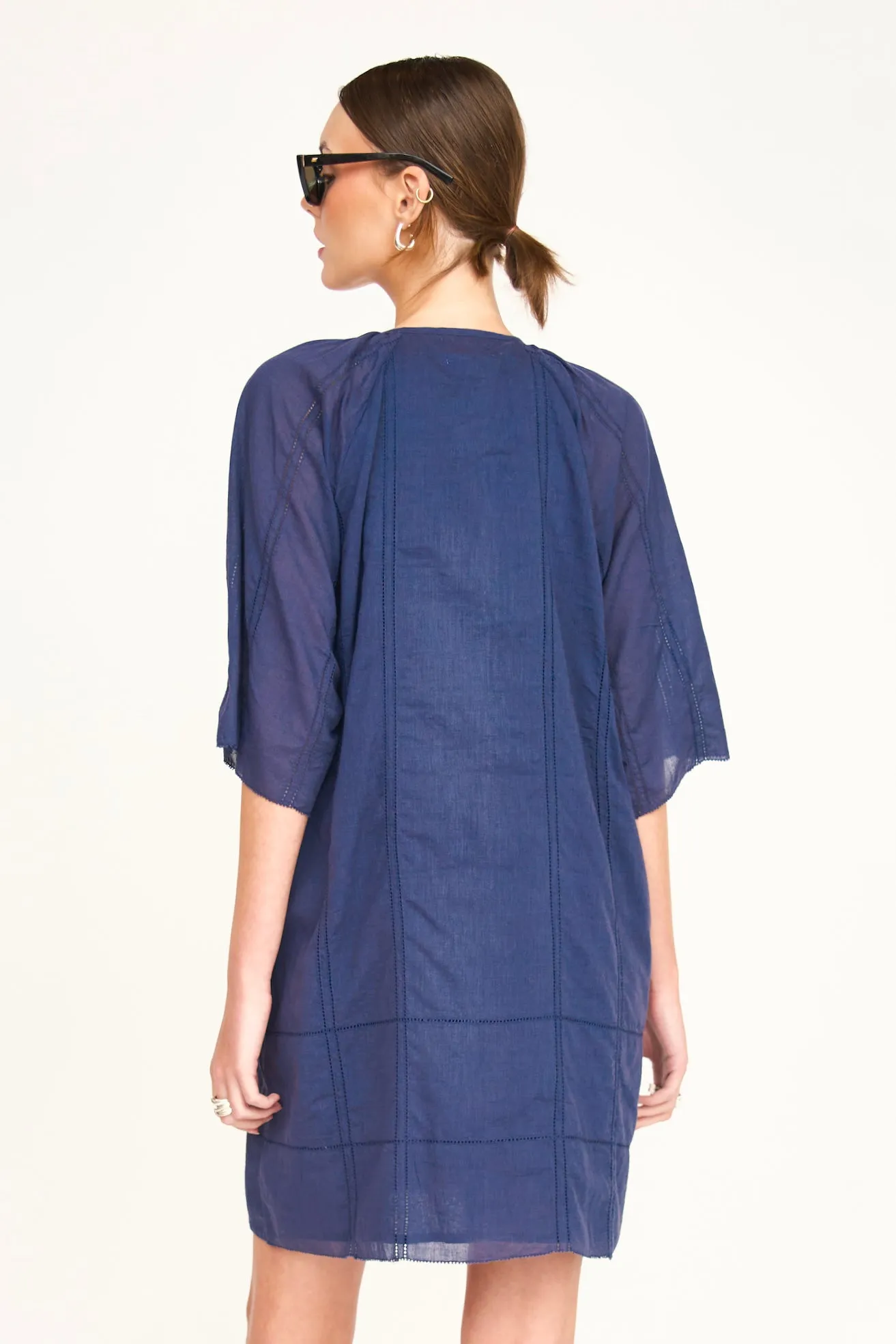 Wales Short Dress in Blueberry sold by Mirth product image thumbnail 5
