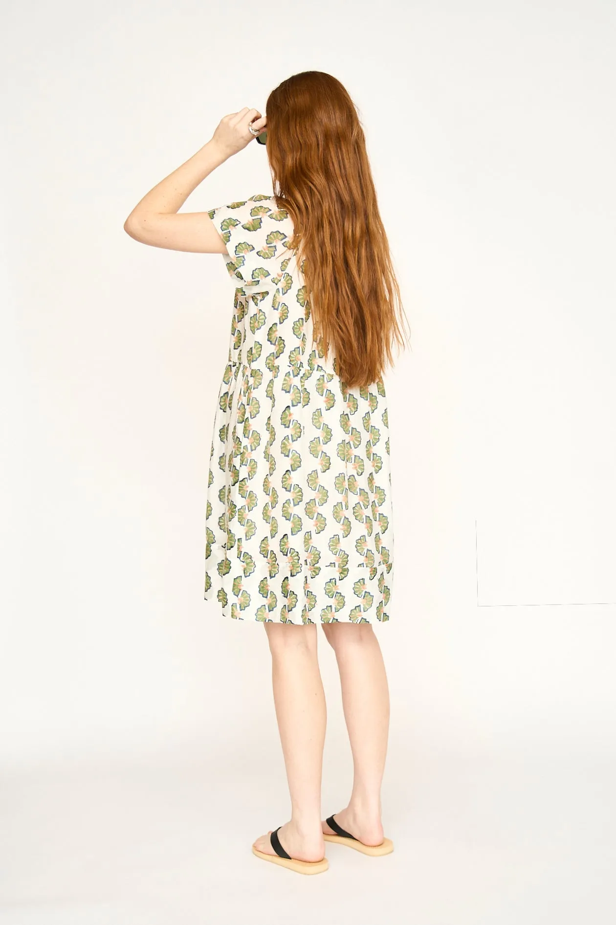 Vienna Short Dress in Dill Orchard Road sold by Mirth product image thumbnail 5
