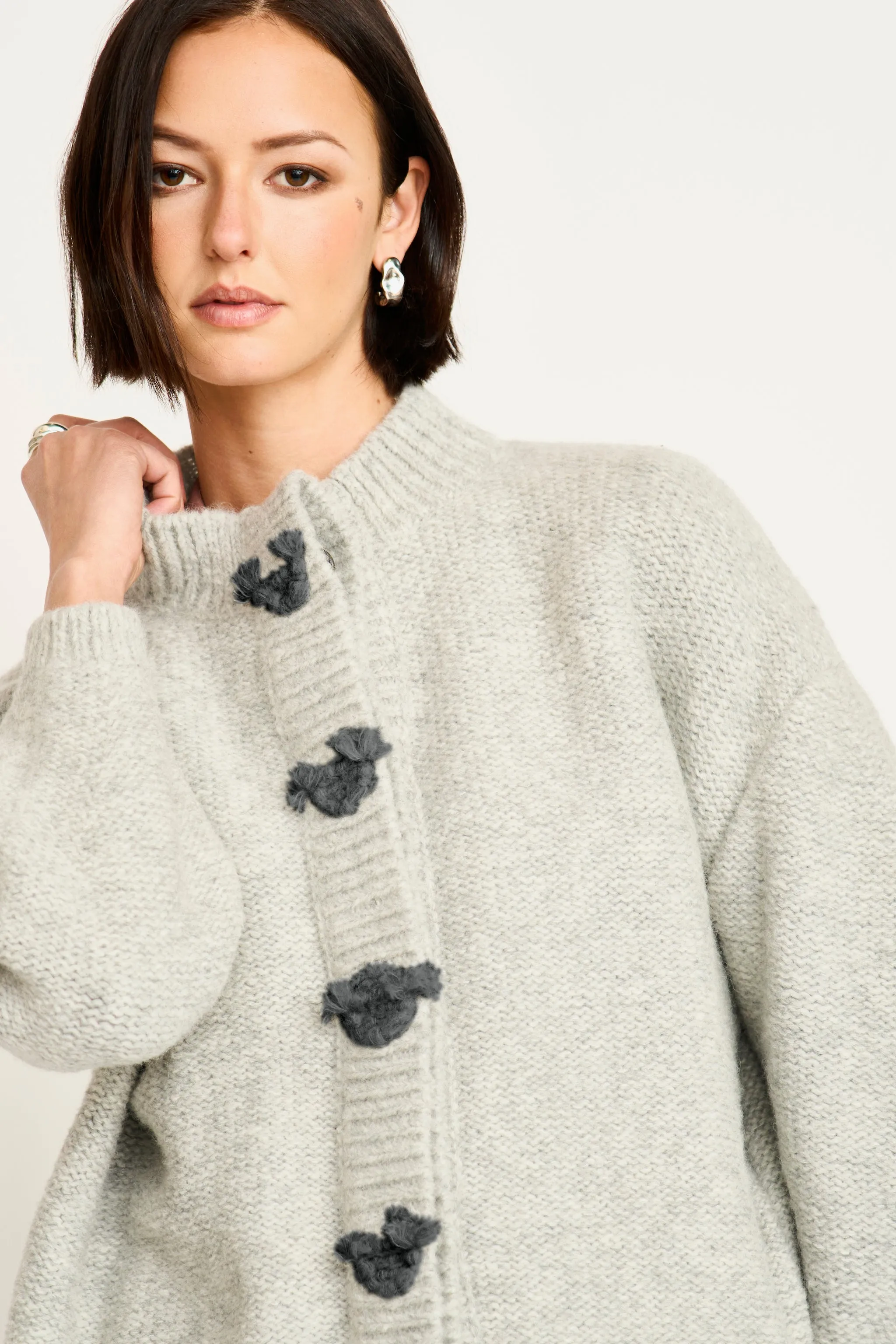 Cusco Knit Cardigan in Feather Maize sold by Mirth product image thumbnail 2