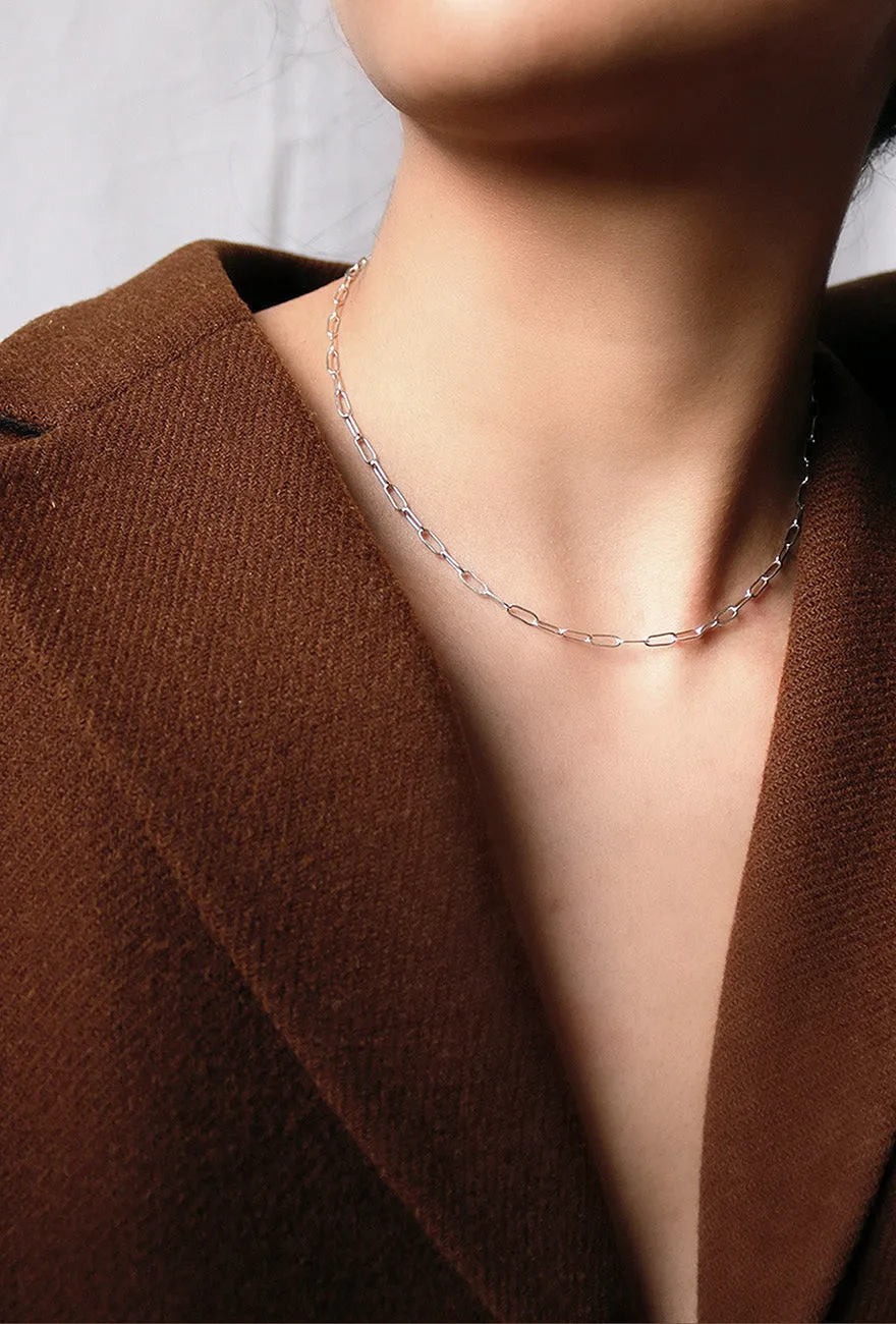 Drawn Cable Chain Necklace sold by Maslo product image thumbnail 5