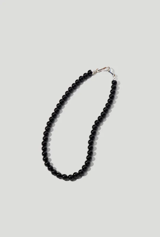 Frances Necklace Sterling Silver Black Onyx sold by Maslo