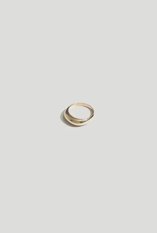 Mini Domed Ring Gold sold by Maslo