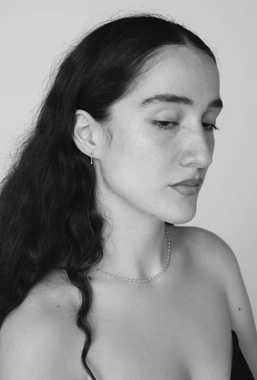 Tiny Mariner Chain Necklace Sterling Silver sold by Maslo product image thumbnail 4