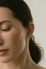 Crescent Earrings Gold sold by Maslo