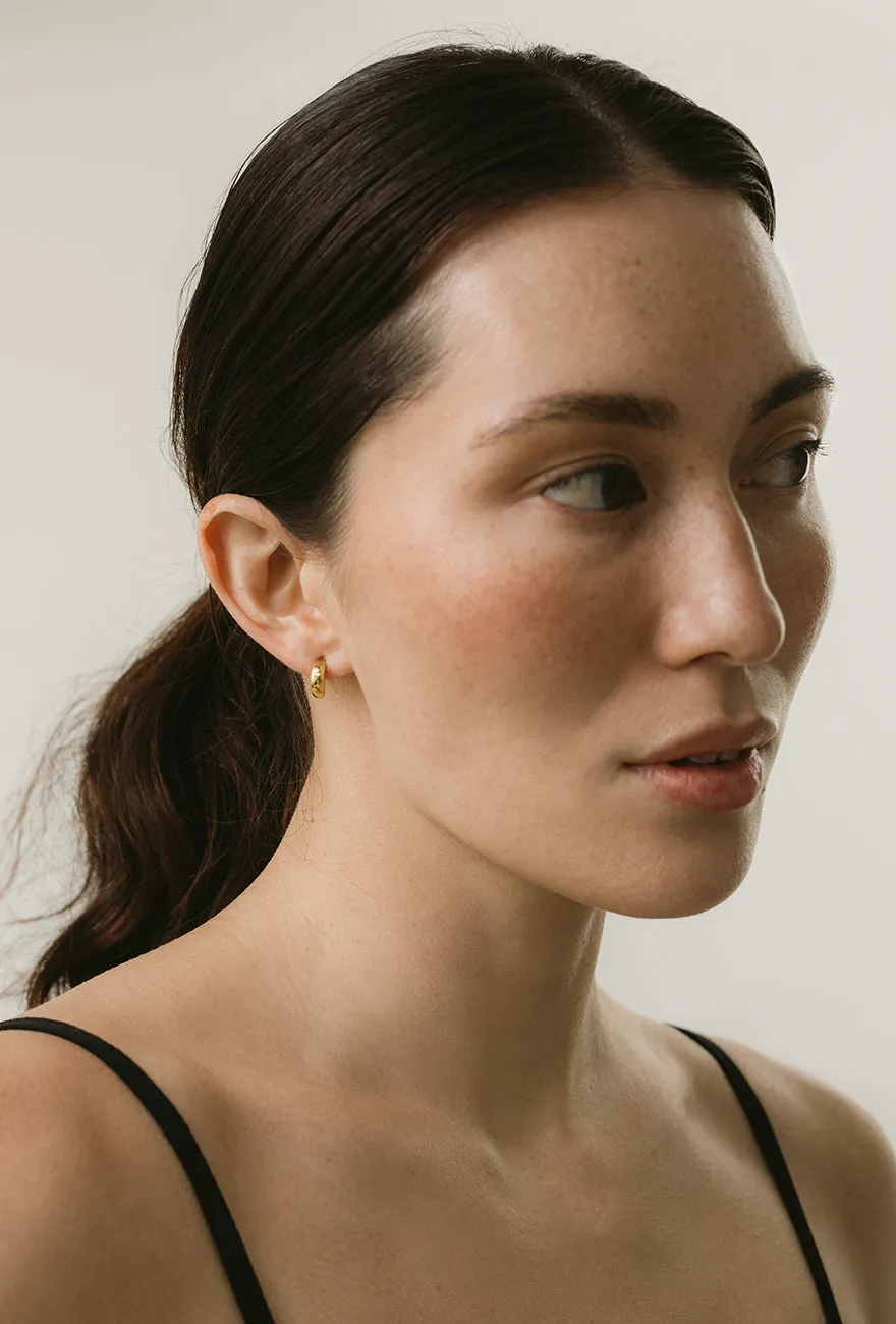 Crescent Earrings Gold sold by Maslo product image thumbnail 5