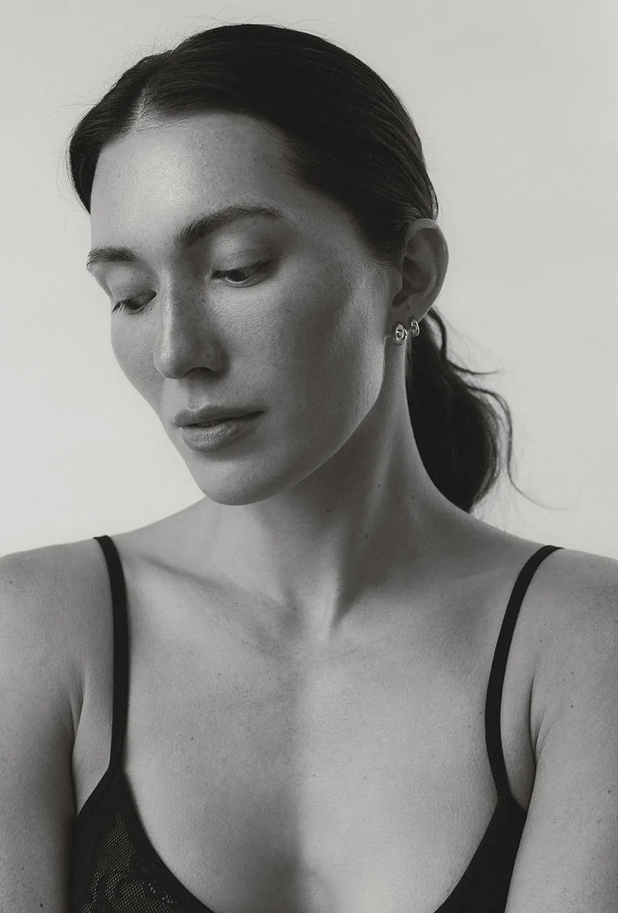 Huggie Earrings Gold sold by Maslo product image thumbnail 3