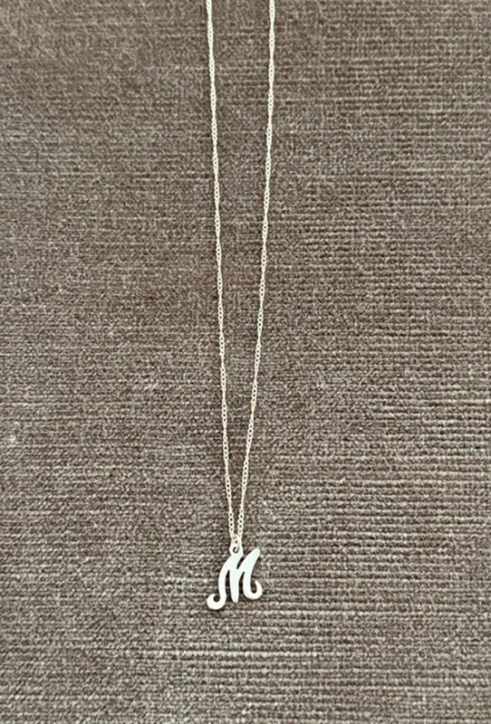 Signature Initial Necklace sold by Maslo
