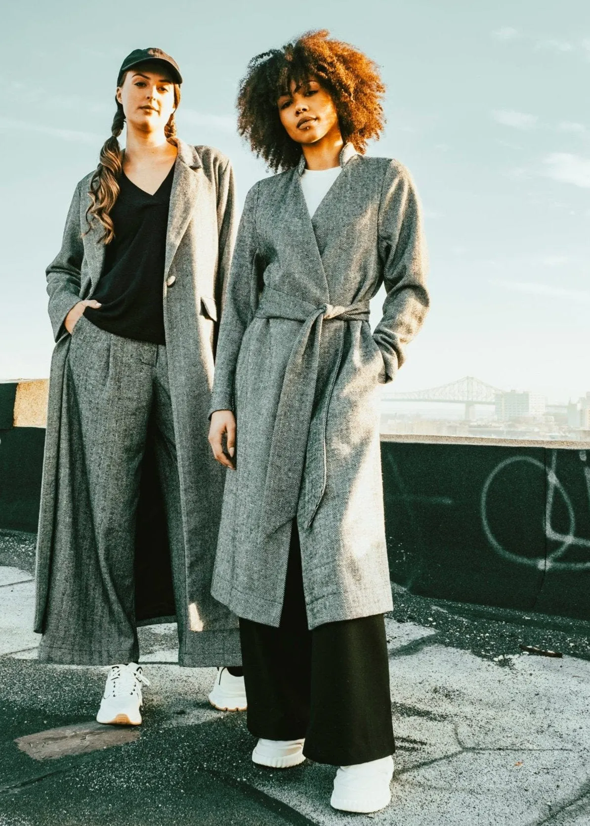 Fraser Coat Herringbone sold by Bodybag by Jude product image thumbnail 4