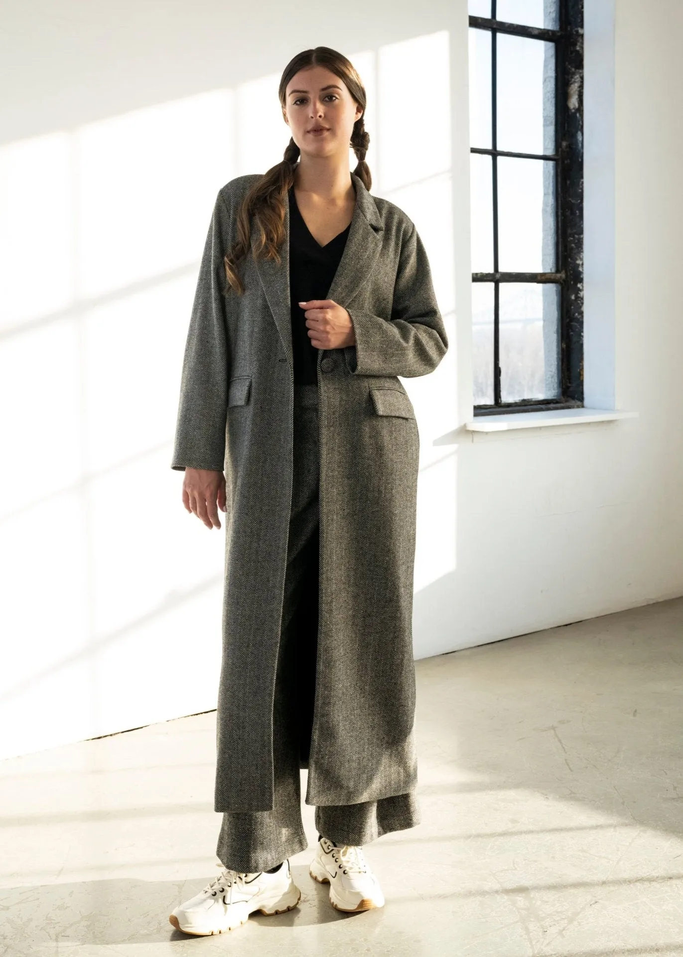 Fraser Coat Herringbone sold by Bodybag by Jude product image thumbnail 2