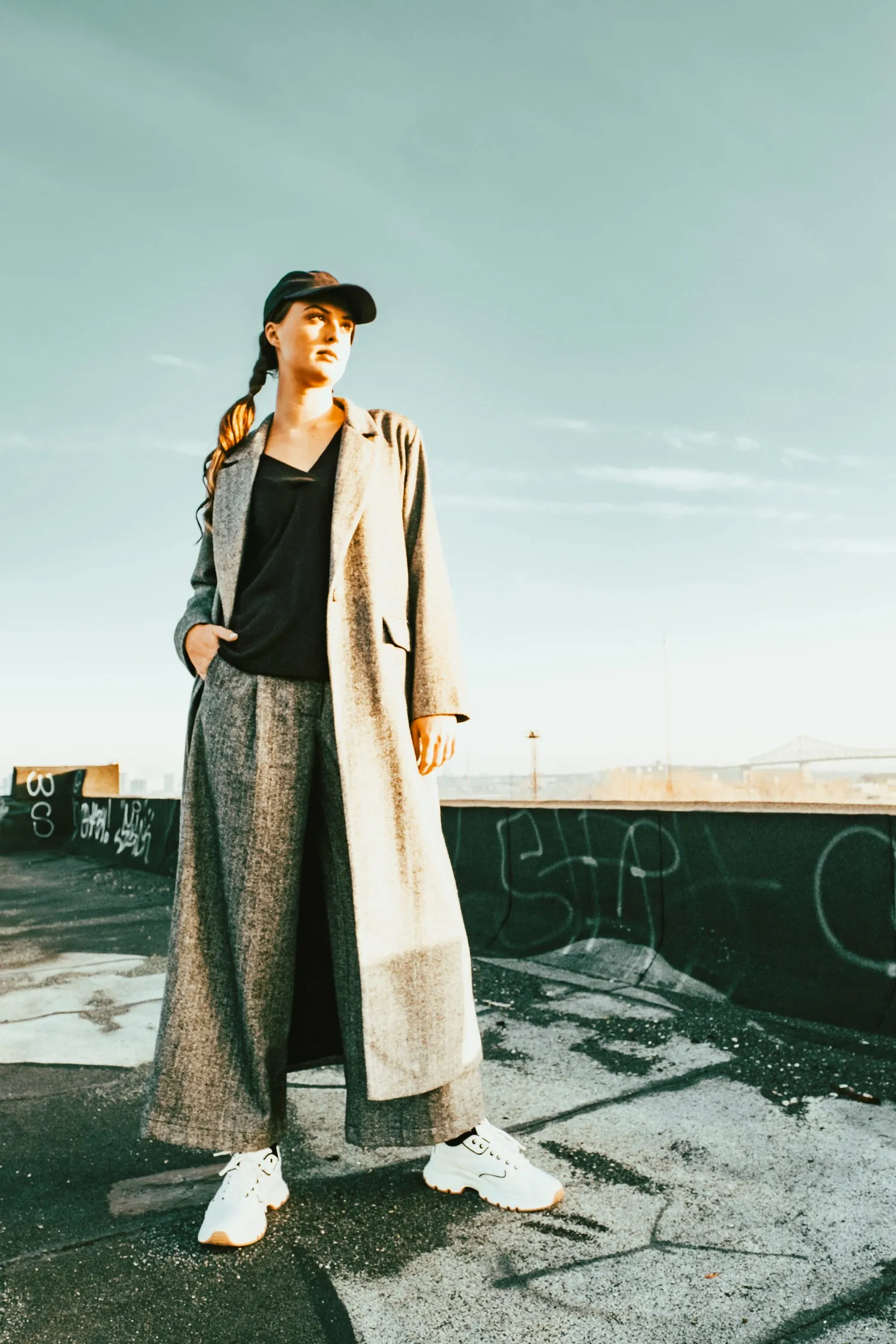 Fraser Coat Herringbone sold by Bodybag by Jude product image thumbnail 5