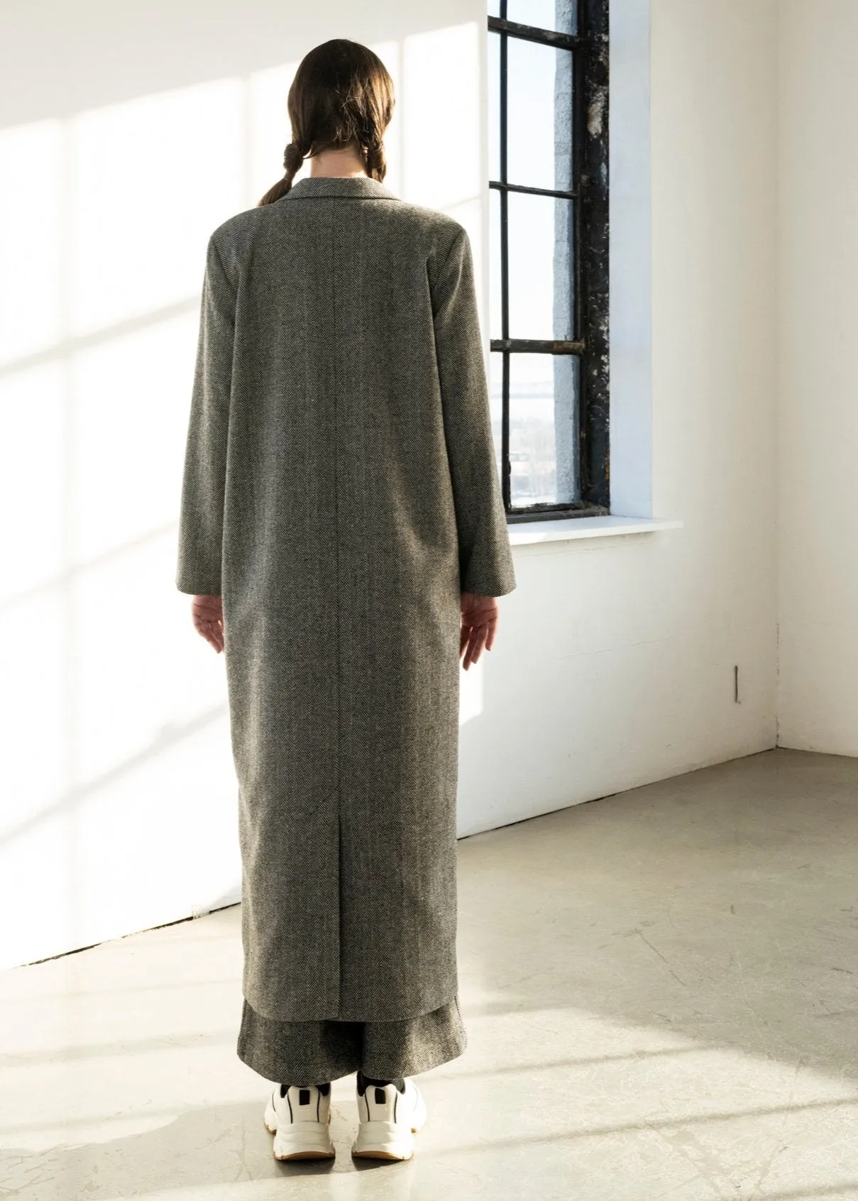 Fraser Coat Herringbone sold by Bodybag by Jude product image thumbnail 3