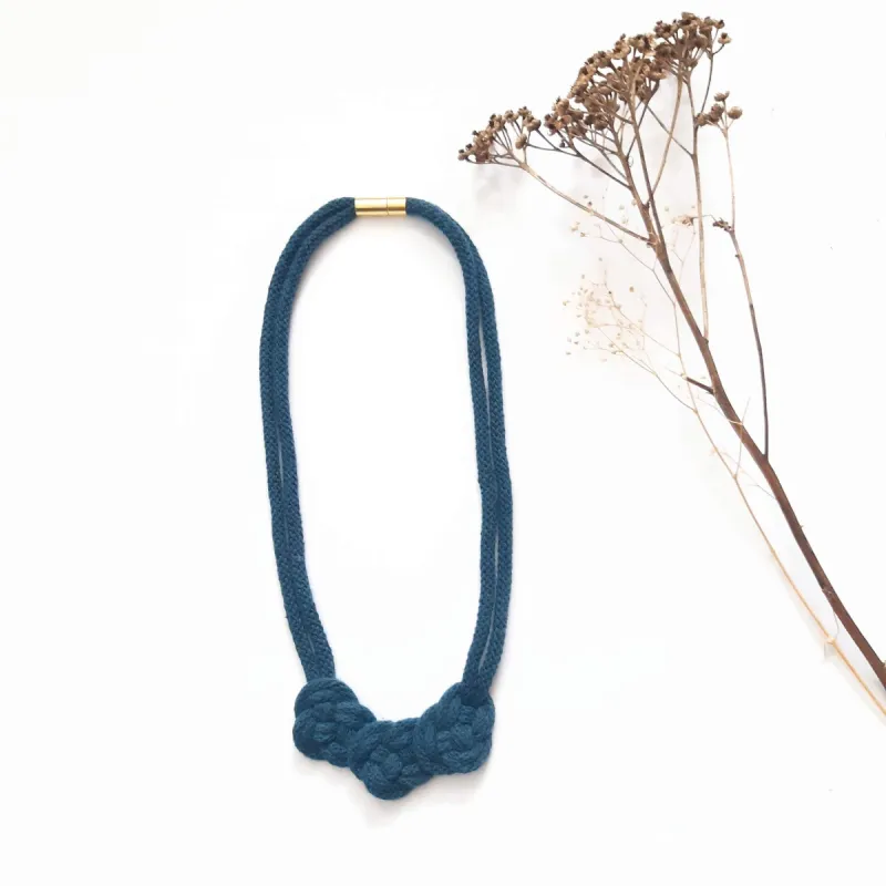 Josephine - Knot Cotton Necklace sold by Bodybag by Jude