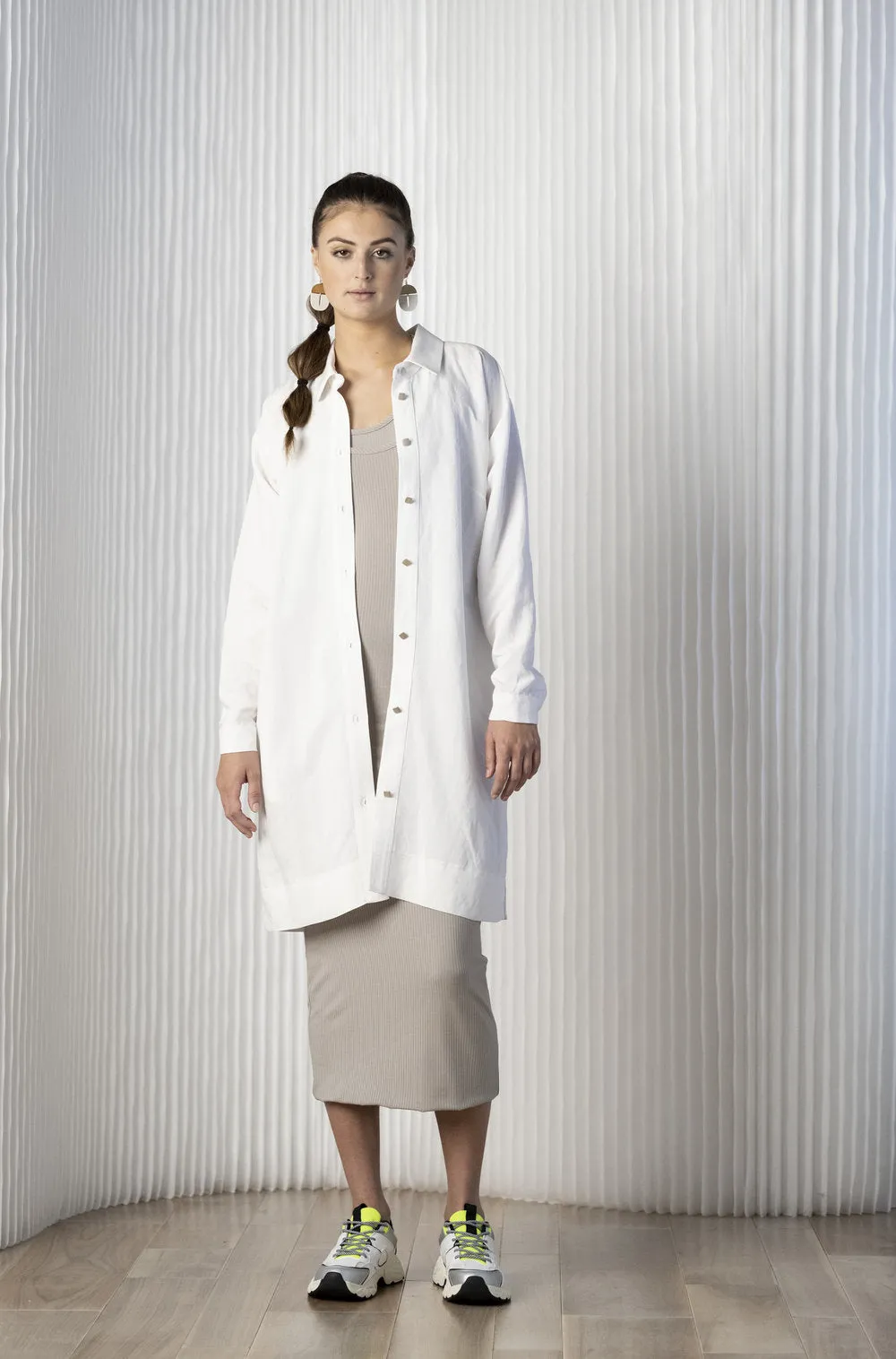 Almost Perfect Sussex Shirt Linen Dress - S sold by Bodybag by Jude product image thumbnail 2