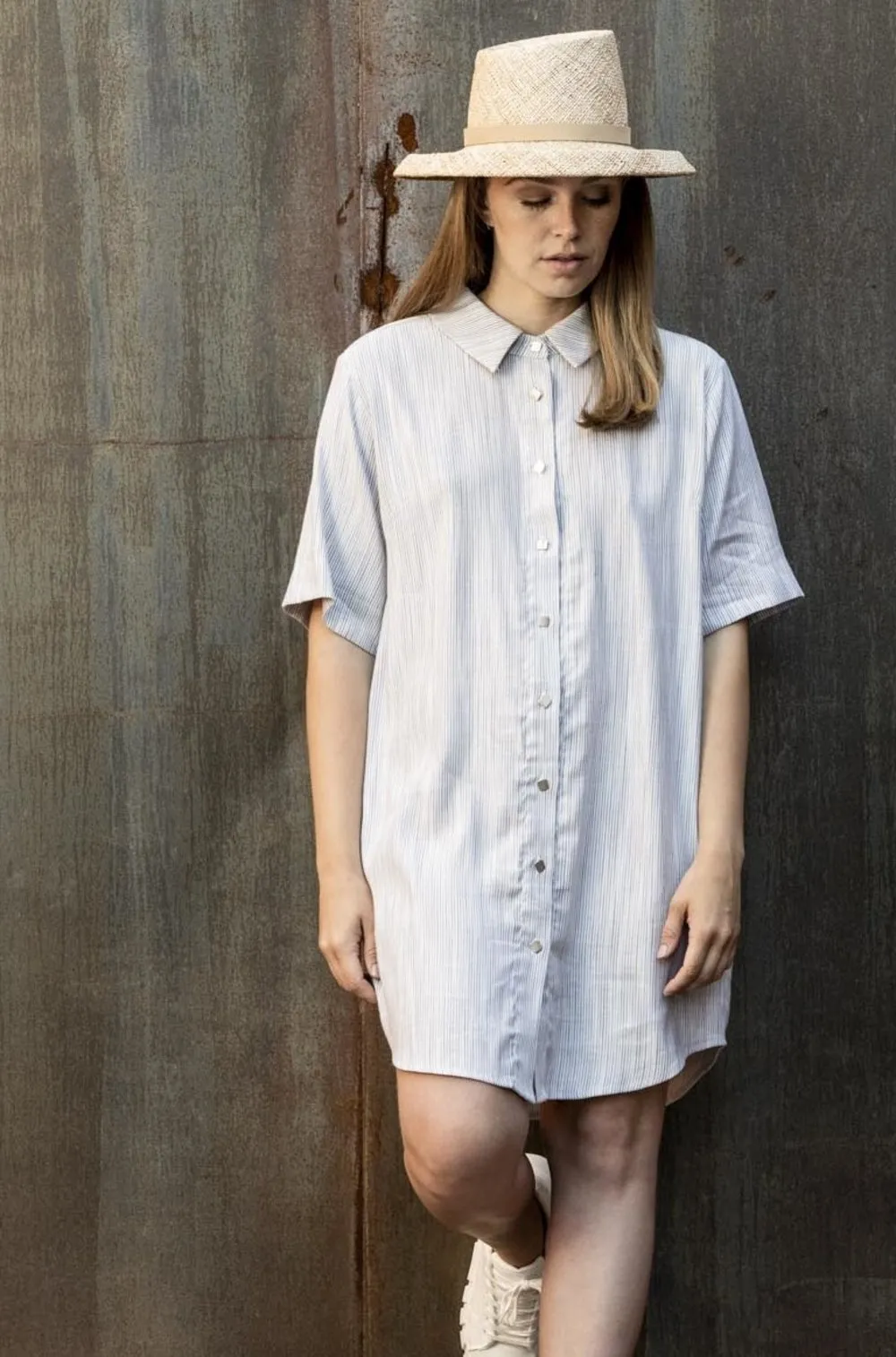 Almost Perfect Atlantica Shirt Dress - L sold by Bodybag by Jude