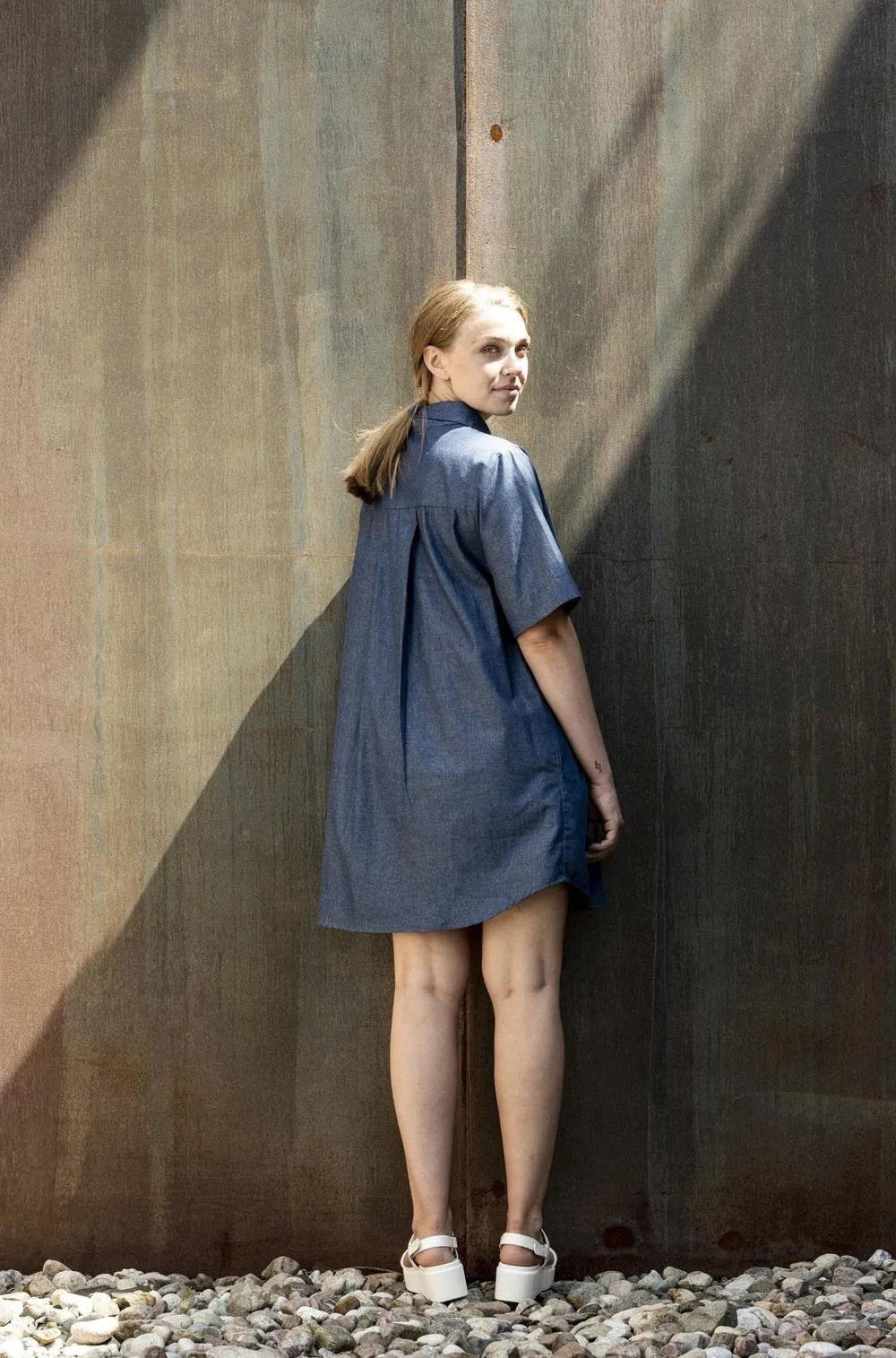 Atlantica Denim Shirt Dress sold by Bodybag by Jude product image thumbnail 2