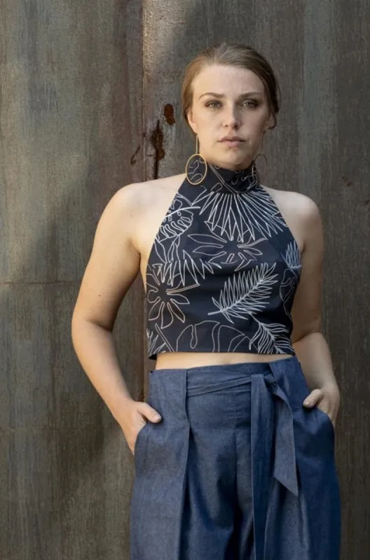 Maui Tropical Halter Top sold by Bodybag by Jude