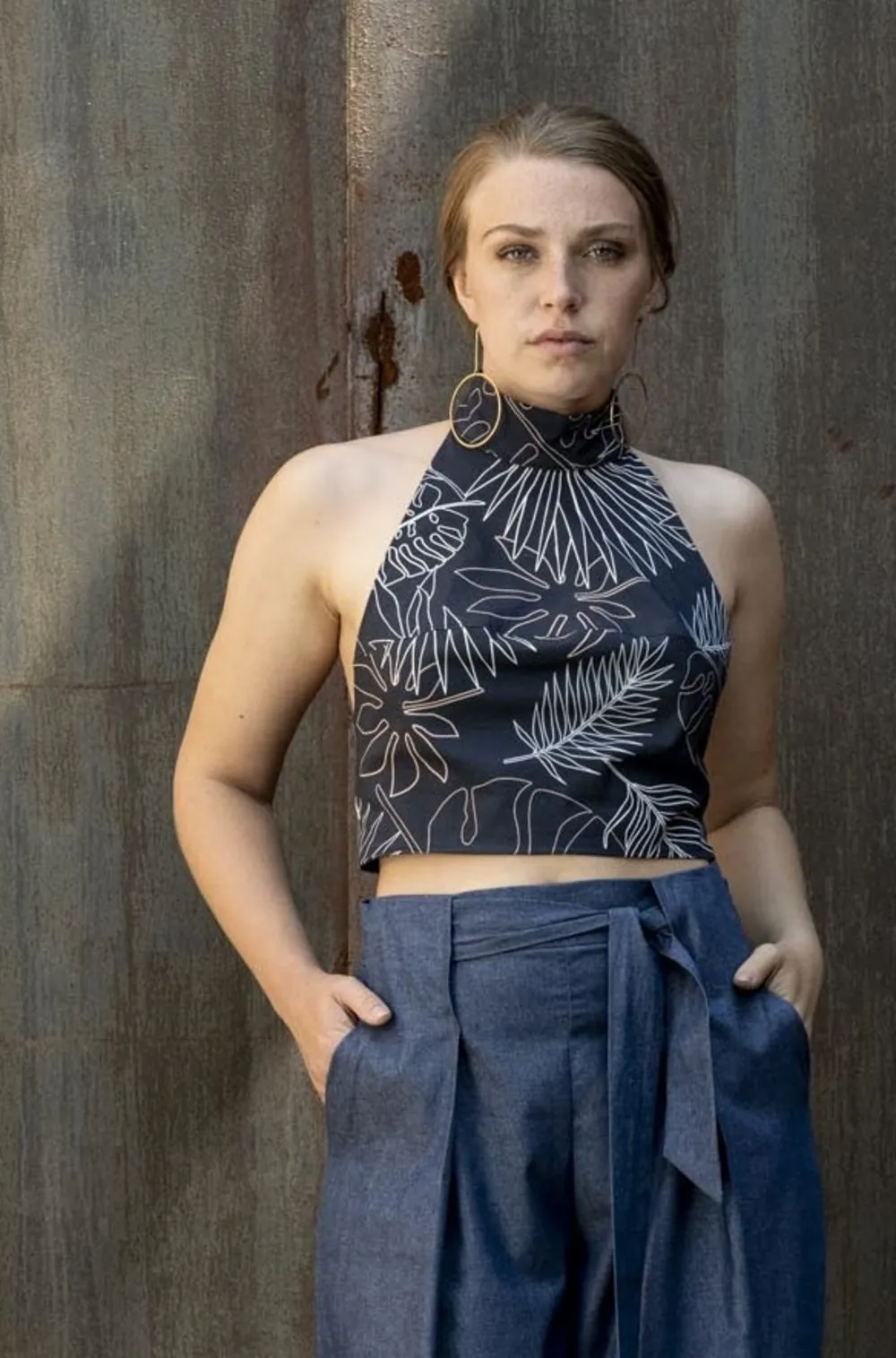 Maui Tropical Halter Top sold by Bodybag by Jude