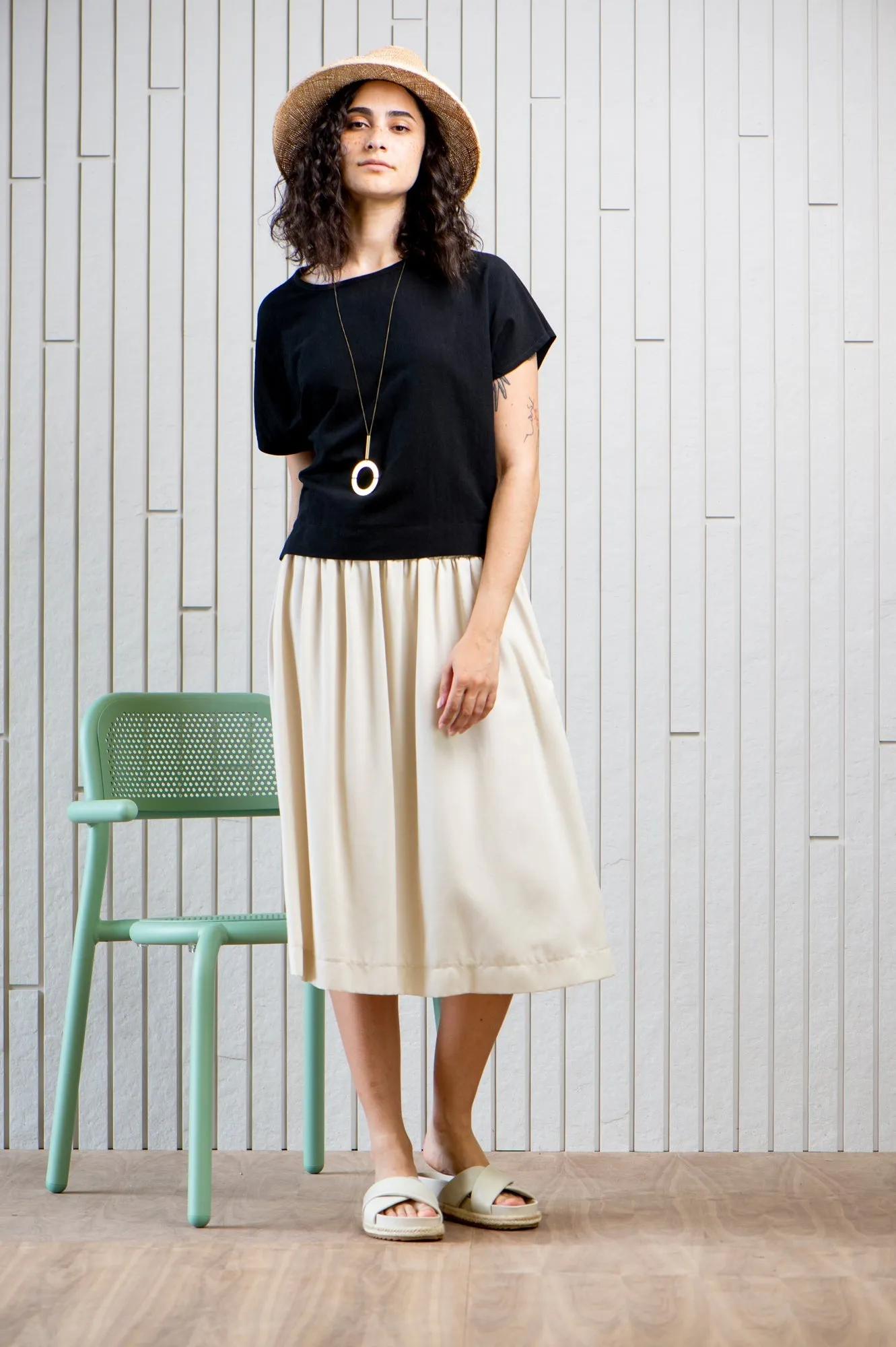 Sample Nassau Shirred Skirt sold by Bodybag by Jude product image thumbnail 4