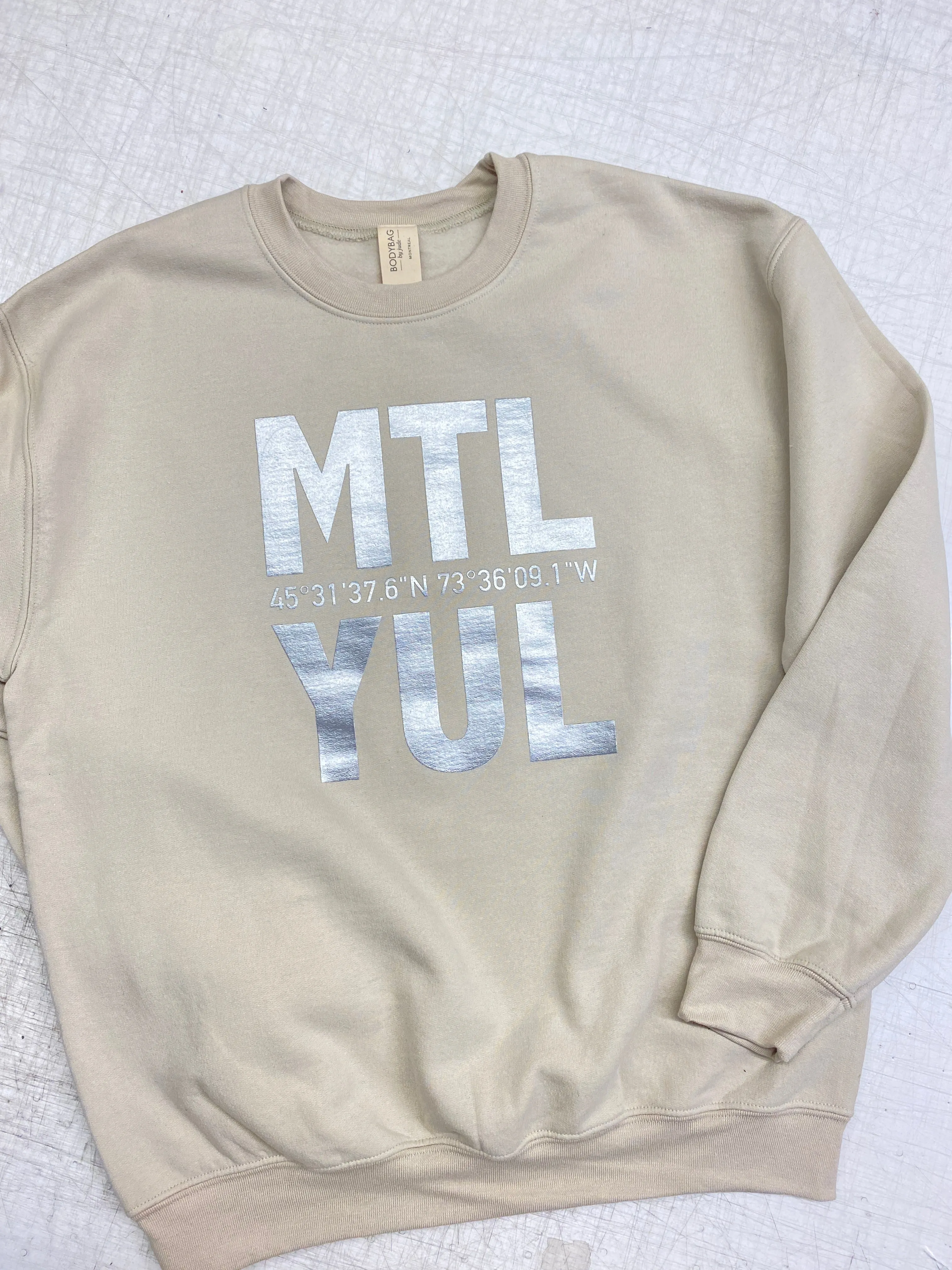 PRINTED CREWNECK - MTL/YUL sold by Bodybag by Jude product image thumbnail 2